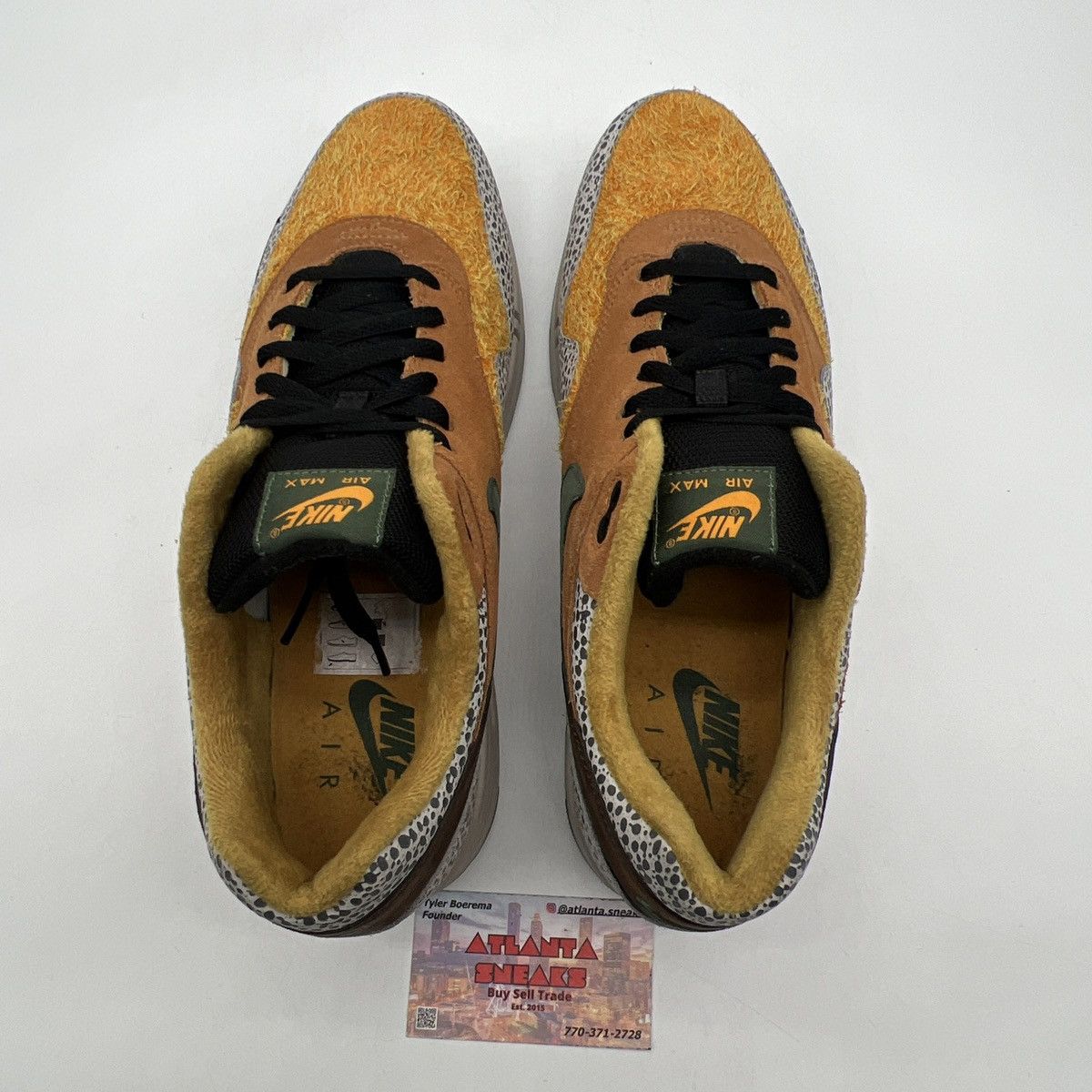 Nike Atmos X Air Max 1 safari Size US 12 / EU 45 - 6 Thumbnail