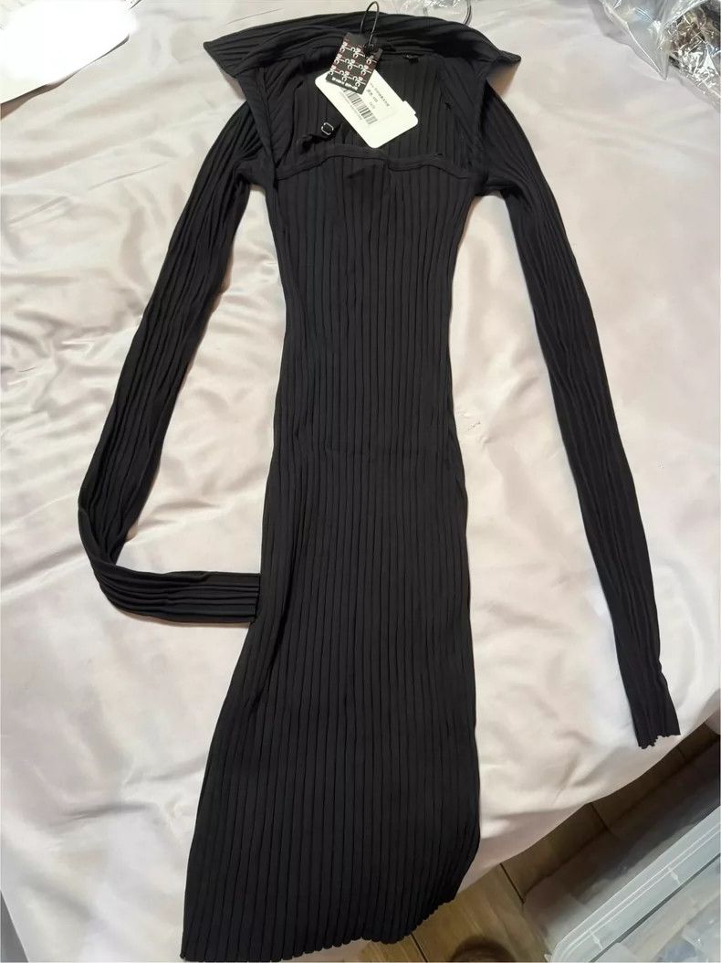 Helmut Lang HELMUT LANG Knitted dress Size XXS / US 00 / IT 34 - 2 Thumbnail