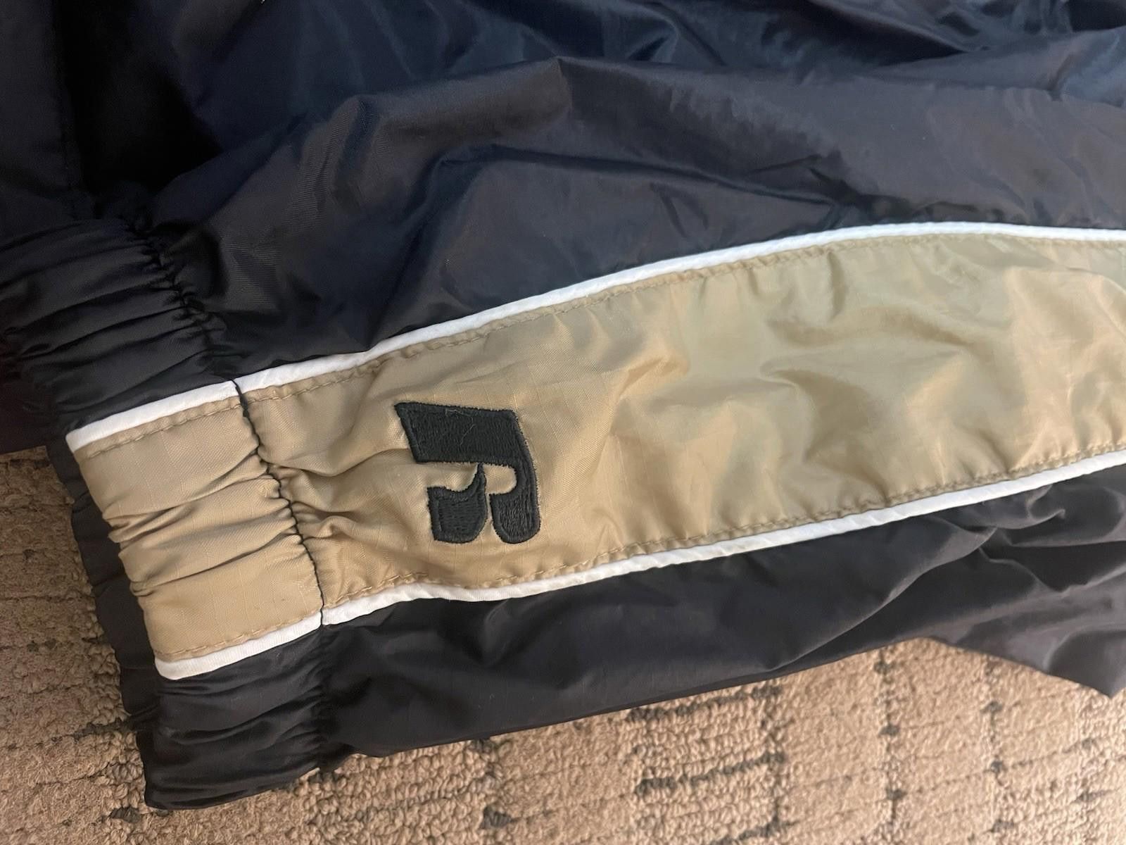 Russell Athletic Russell Mizzou Mens 2XL Black/gold Lined Windbreaker Vintage Size ONE SIZE - 4 Thumbnail