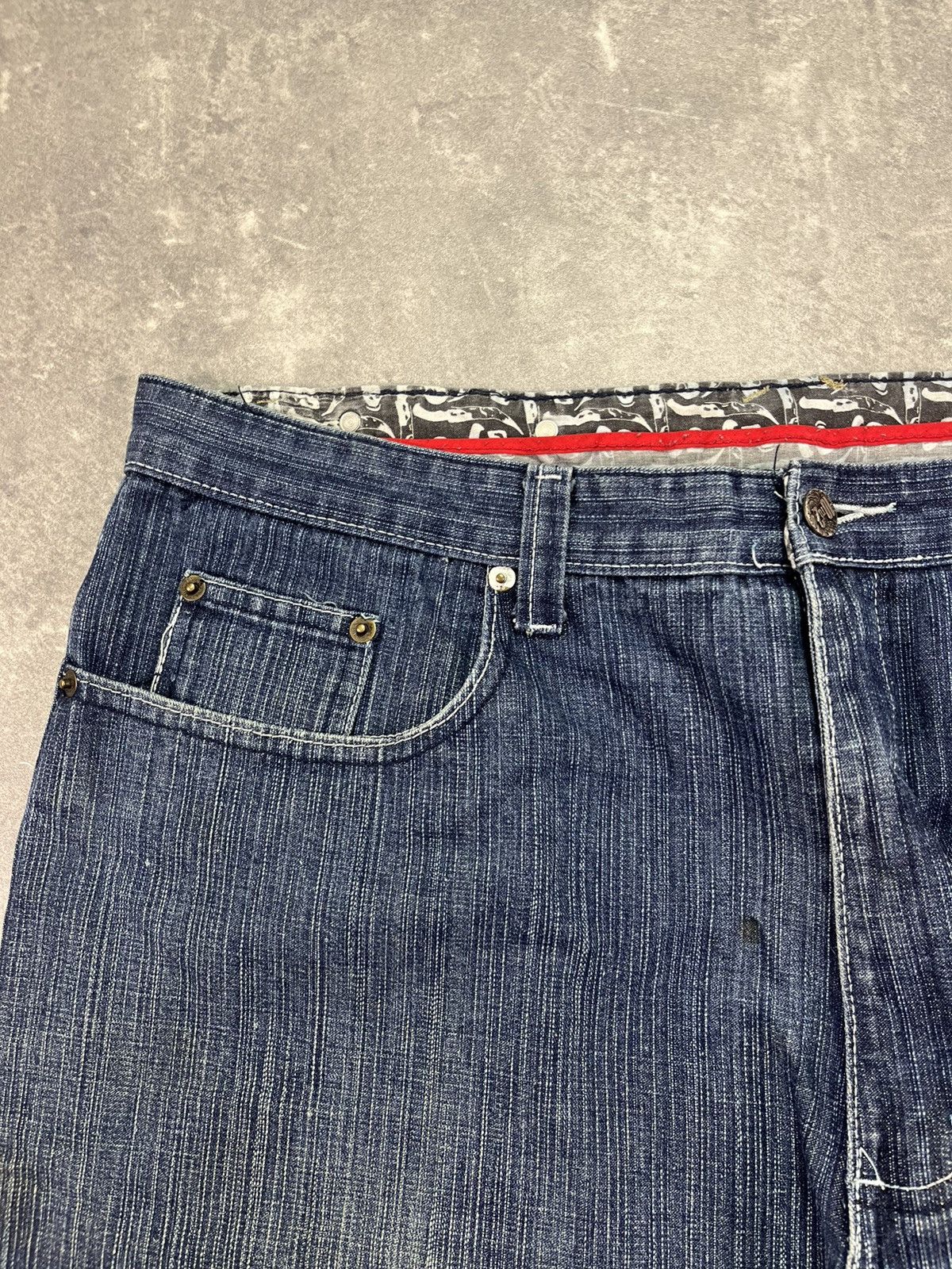 Artful Dodger Artful Dodger Paint Splattered Big Pockets Baggy Jorts Short Size US 36 / EU 52 - 6 Thumbnail