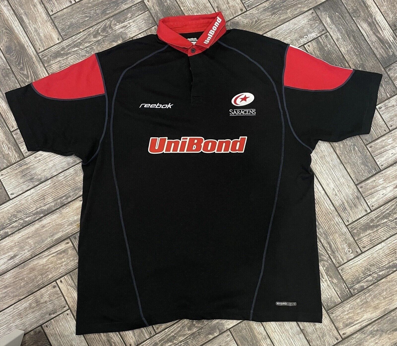 Reebok VINTAGE SARACENS CANTERBURRY SHIRT RUGBY LOT OF 3 JERSEY Size US XL / EU 56 / 4 - 3 Thumbnail