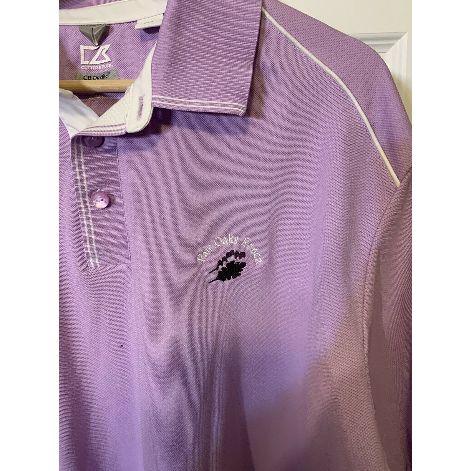 Cutter & Buck Cutter & Buck Polo Golf Dry Tech Men’s Sz XL Fair Oaks Ranch Size US XL / EU 56 / 4 - 5 Thumbnail