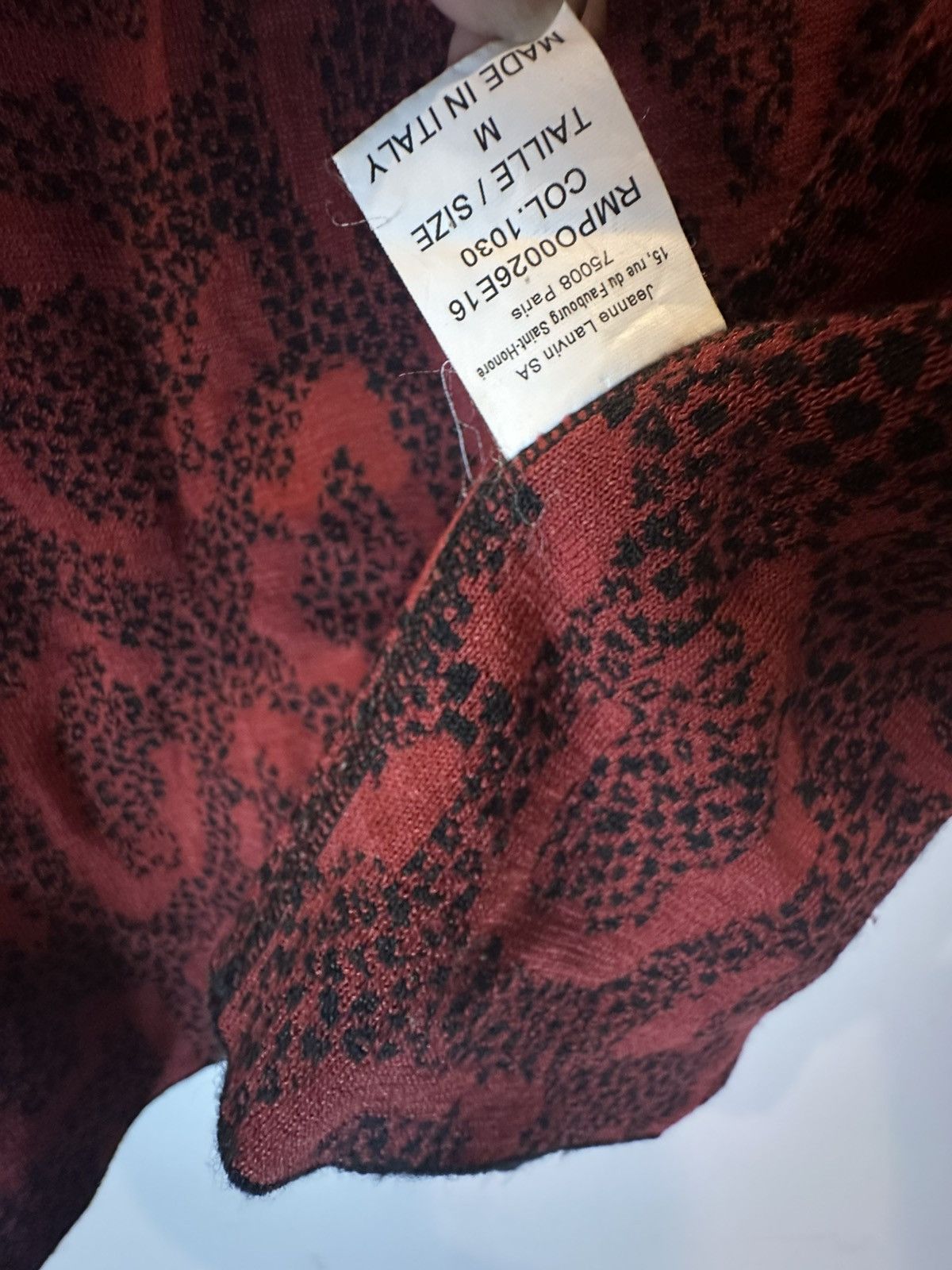 Lanvin Lanvin Leopard-pattern Jacquard Sleeveless Sweater Size US M / EU 48-50 / 2 - 6 Thumbnail