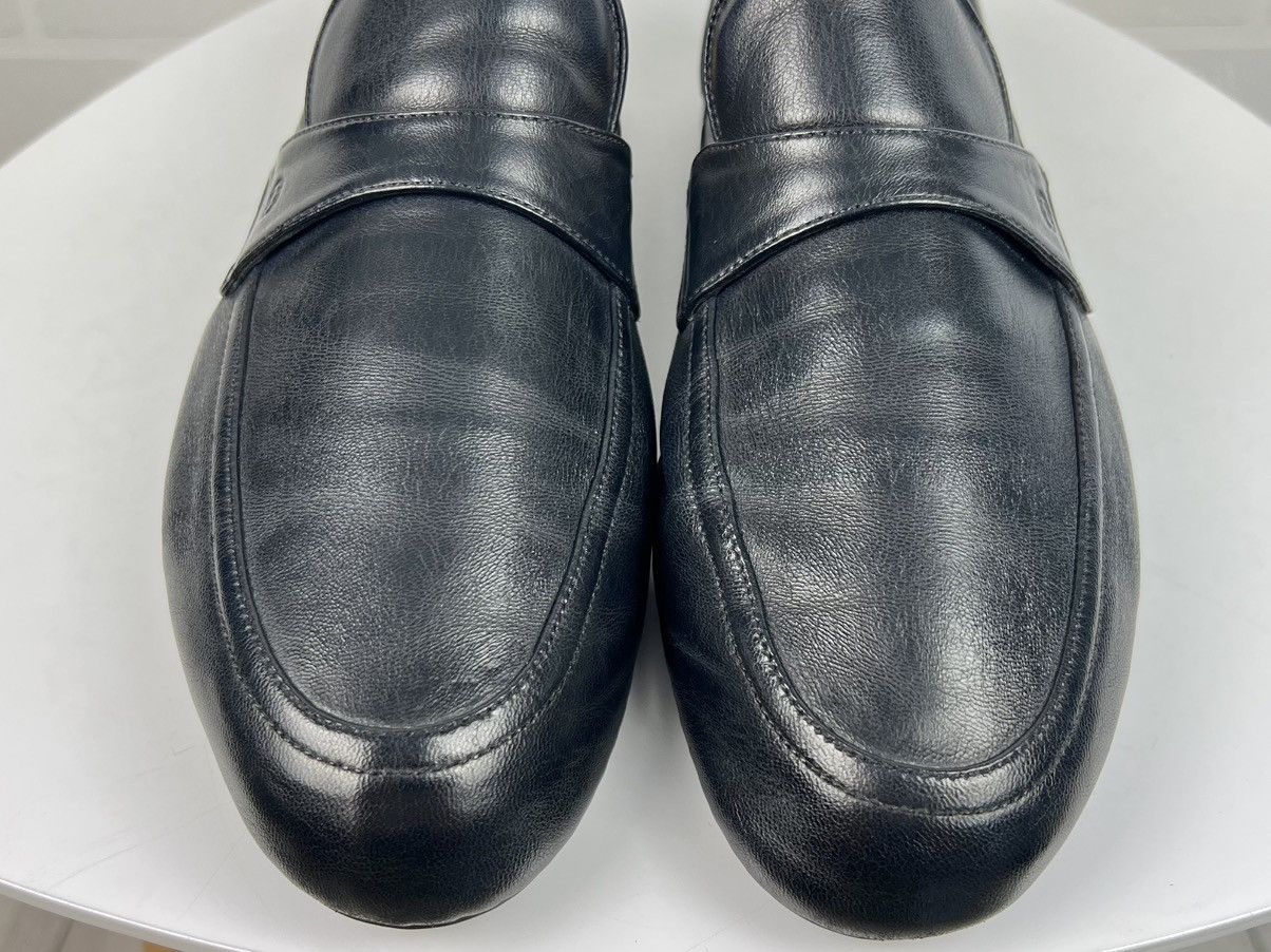 Gucci GUCCI Loafers Nappa Leather Soft Shoes GG Embossed Logo Mens Size US 7.5 / EU 40-41 - 8 Thumbnail
