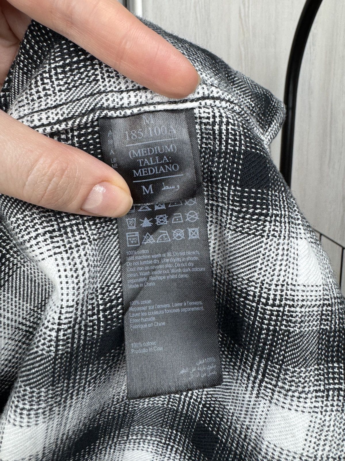 Allsaints Allsaints Lidenwood long sleeve shirt checkered flannel Size US M / EU 48-50 / 2 - 11 Thumbnail