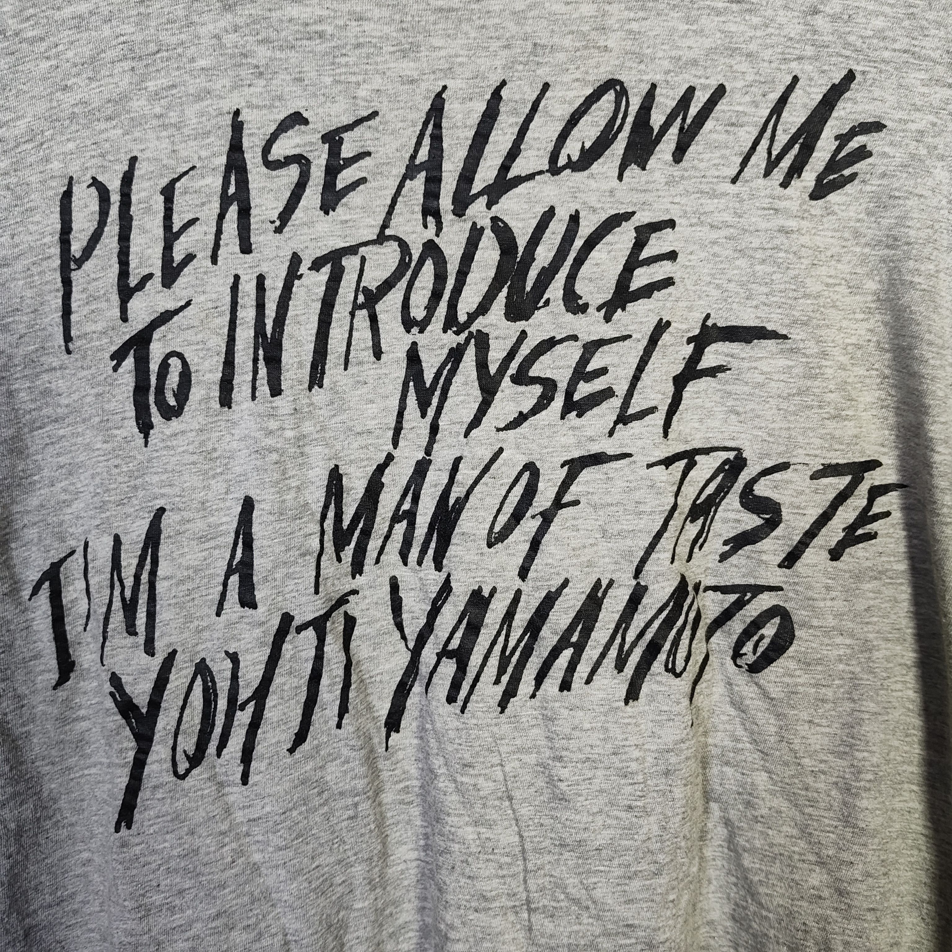 Y's Vintage YOHJI YAMAMOTO's Quote Long Sleeve Tshirt Size US L / EU 52-54 / 3 - 3 Thumbnail