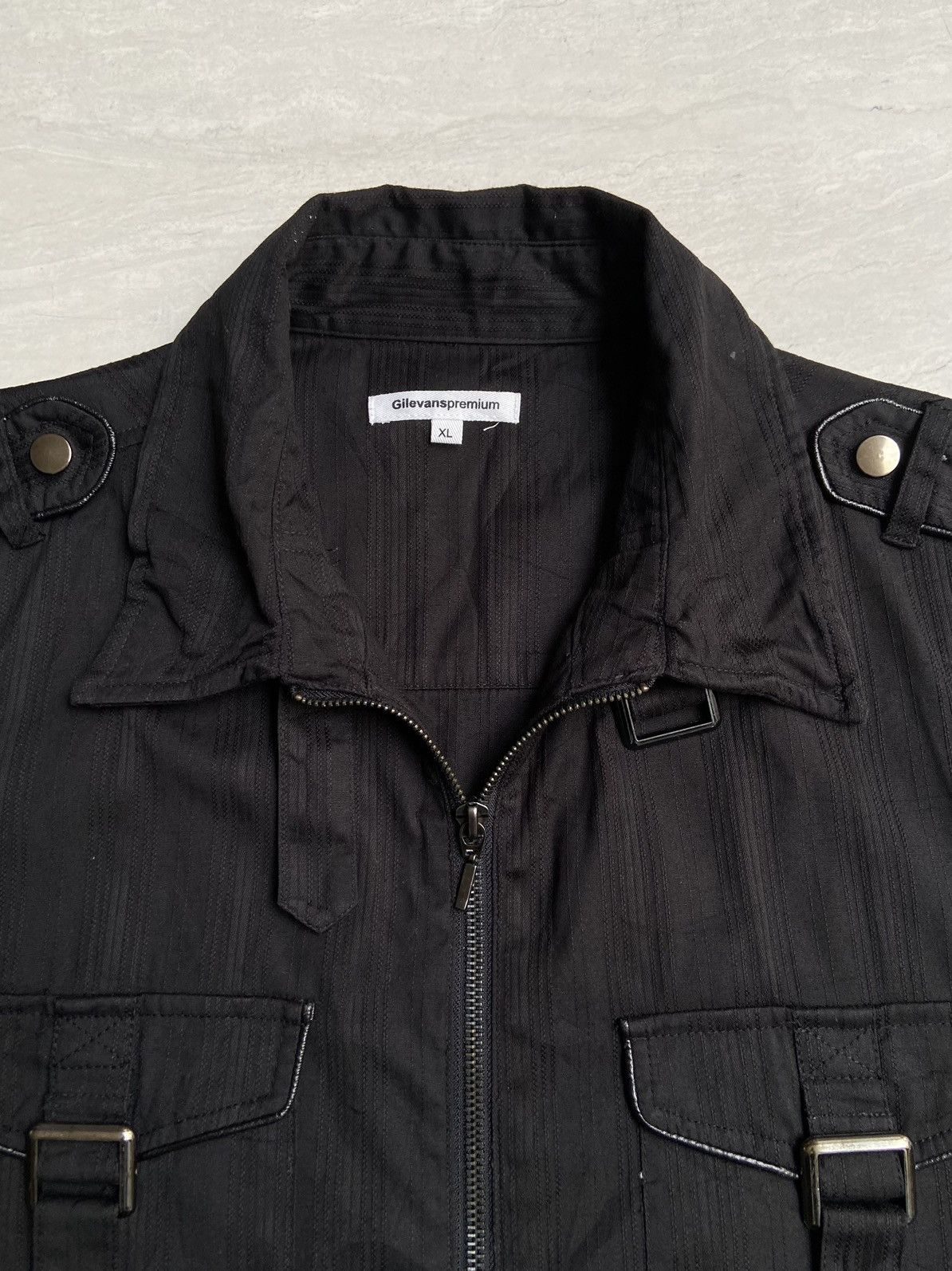 Japanese Brand × Seditionaries GILEVANS PREMIUM Black Zip Shirt Size US L / EU 52-54 / 3 - 4 Thumbnail