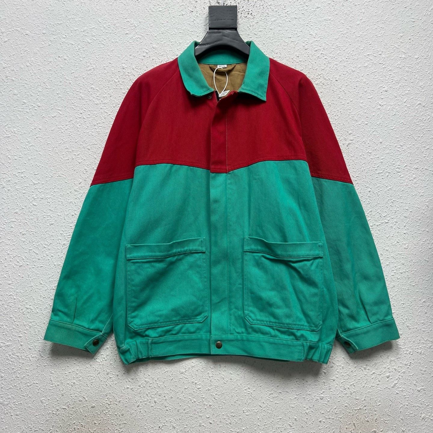 Gucci Gucci Red Green Panel Workwear Jacket Size US S / EU 44-46 / 1 - 1 Thumbnail