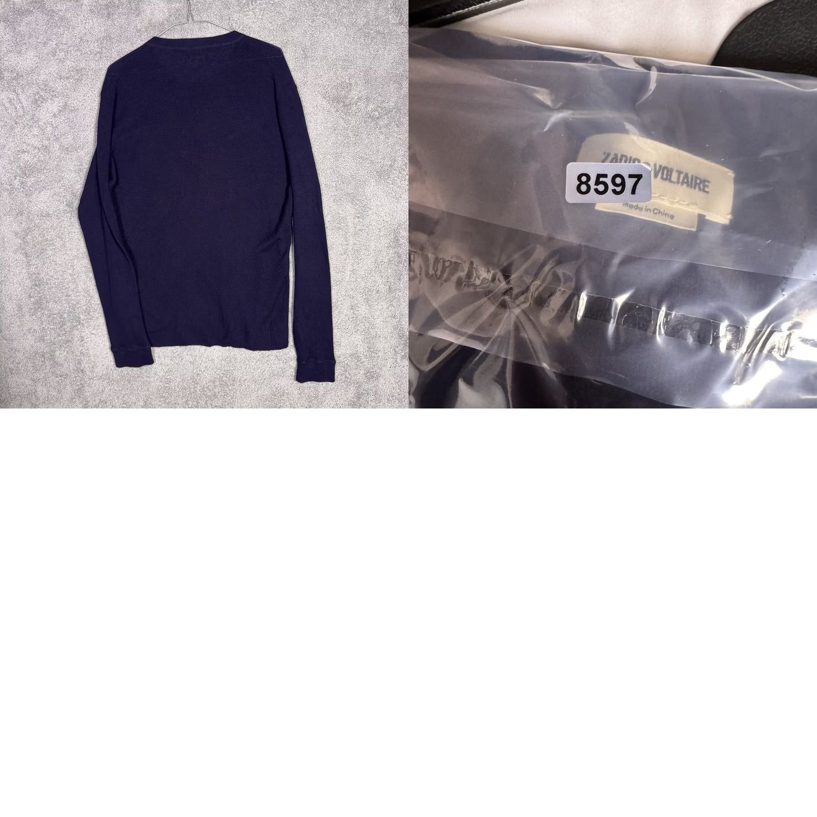 Zadig & Voltaire VINTAGE Zadig Voltaire Sweater Womens XL Henley Jumper Pullover Wool Cashmere Top Size XL / US 12-14 / IT 48-50 - 8 Thumbnail