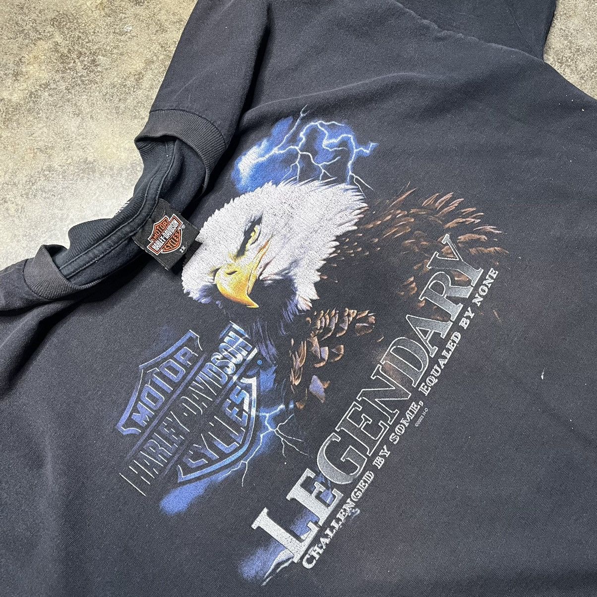 Harley Davidson × Vintage vintage harley davidson lightning baggy tshirt Size US XL / EU 56 / 4 - 4 Thumbnail