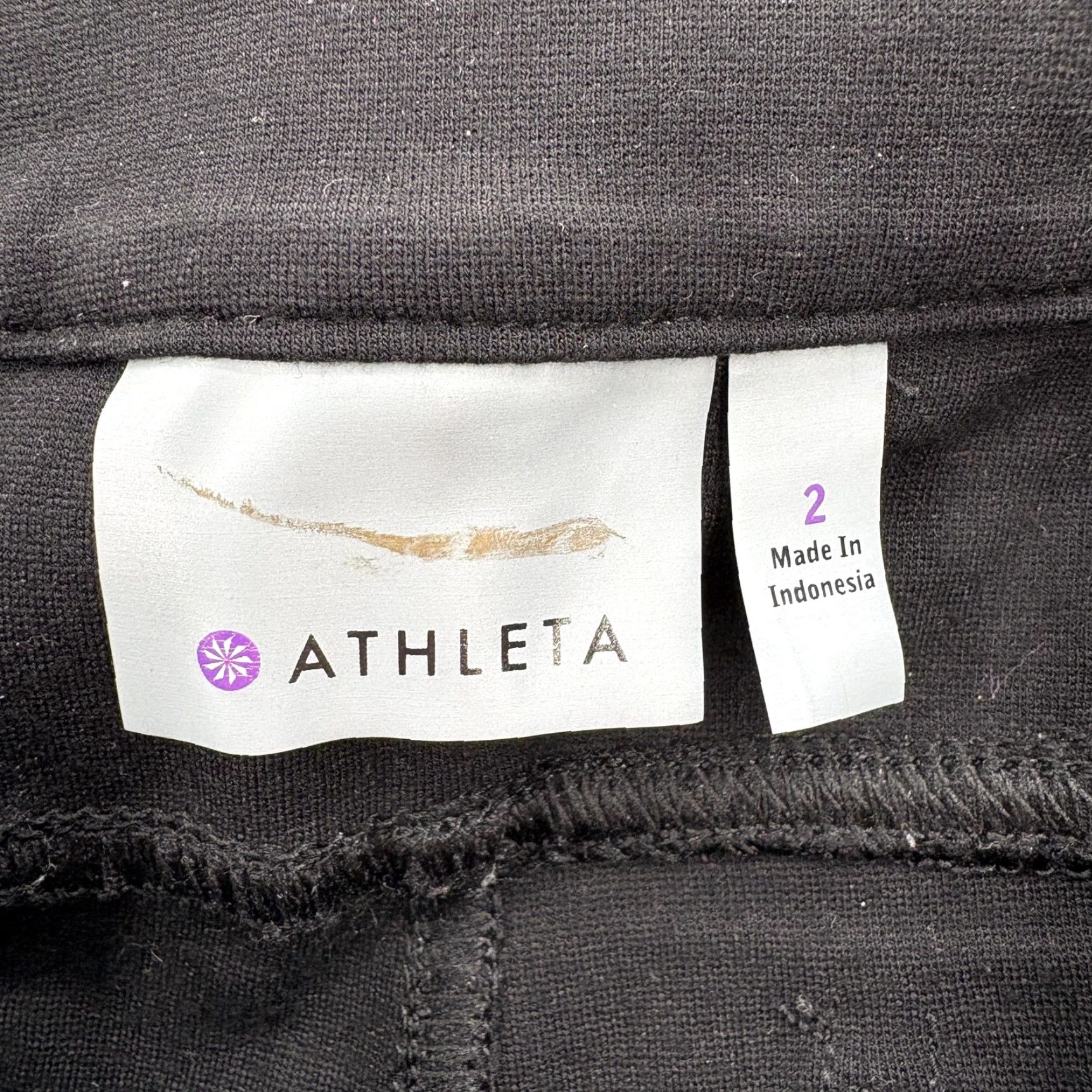Athleta Athleta Black Ponte Knit Skinny Jegging Pants Womens 2 Stretch Pockets Casual Slim Skinny 31in 28in Inseam Pants Essentials Women =INVALID Size 26" / US 2 / IT 38 - 4 Thumbnail