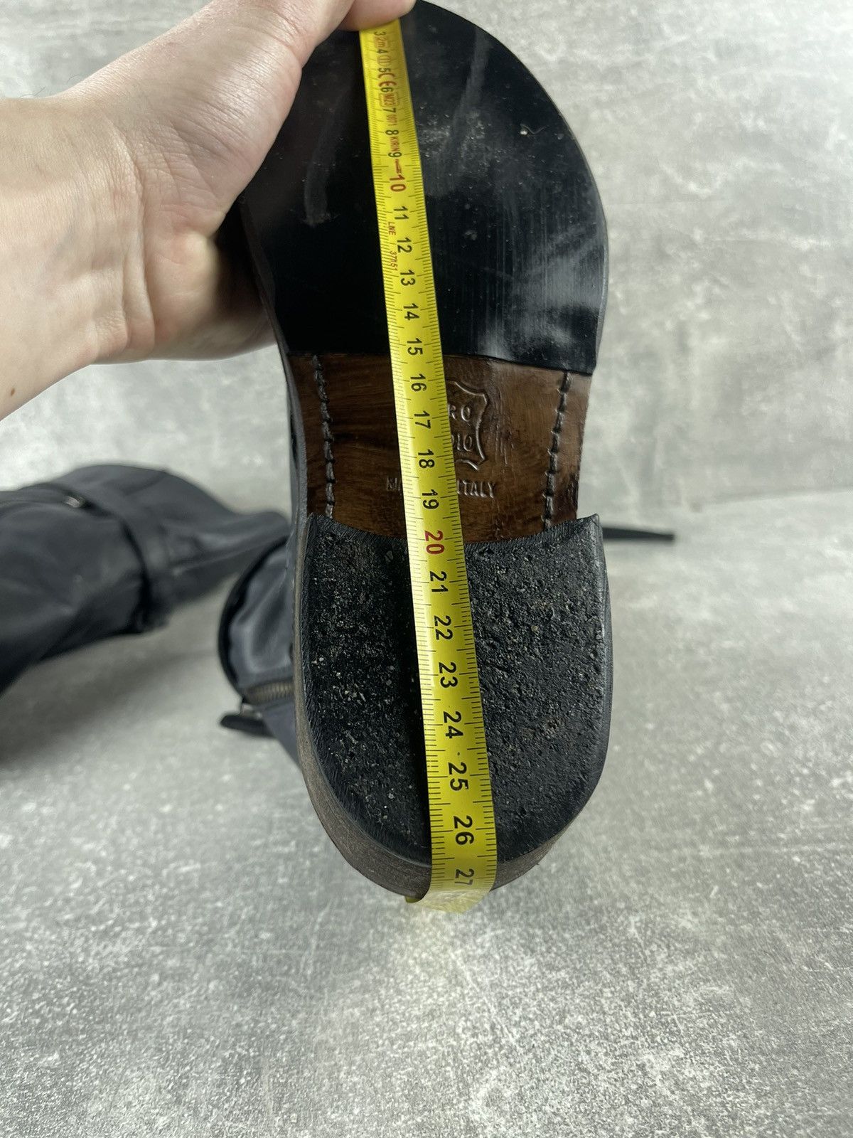 Other Avant Garde Cuezza Handmade Leather Engineer Boots Black Size US 9 / IT 39 - 12 Thumbnail