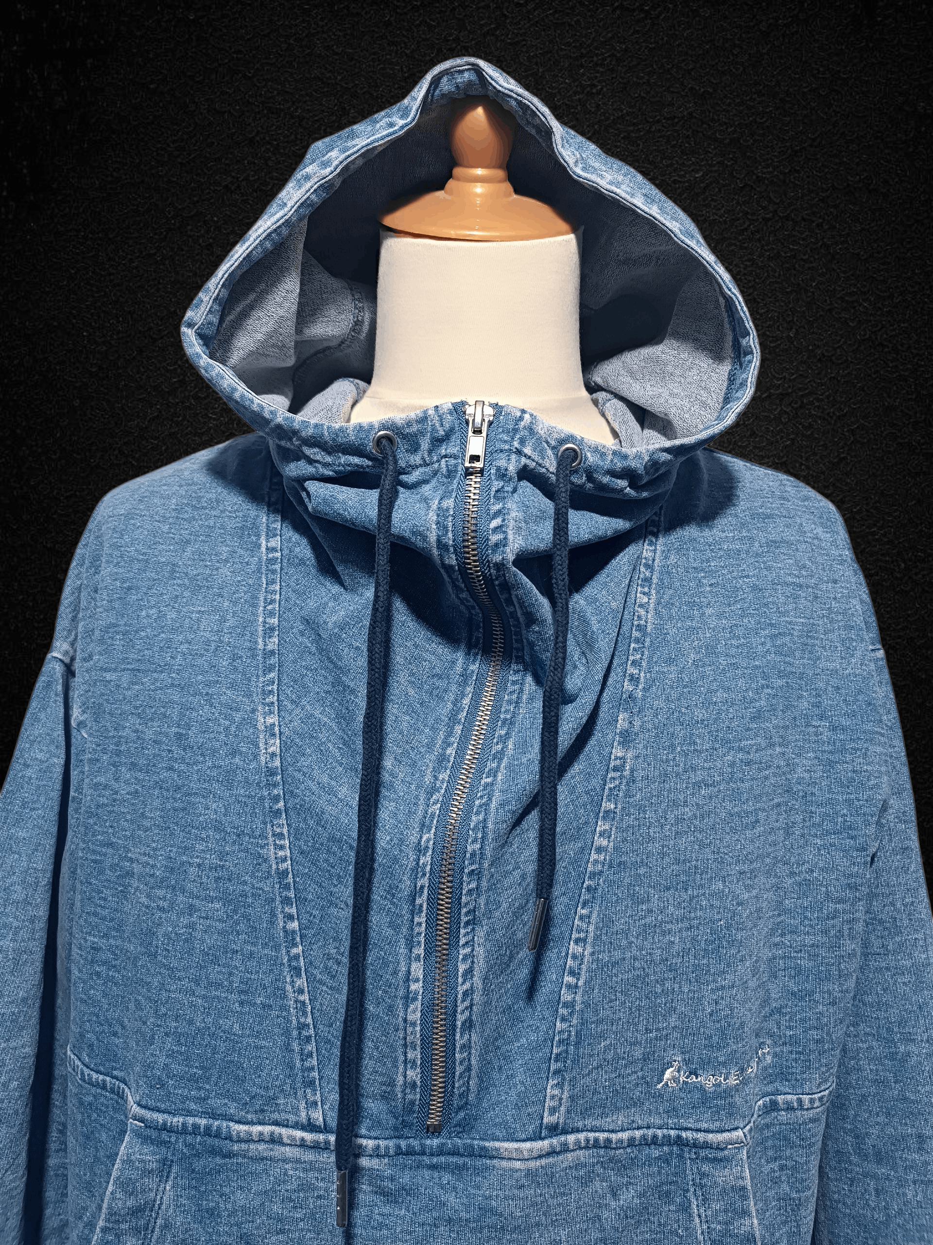 Kangol Vintage Kangol Extra Comfort Cagoul Half Zip Hoodie Size US M / EU 48-50 / 2 - 3 Thumbnail