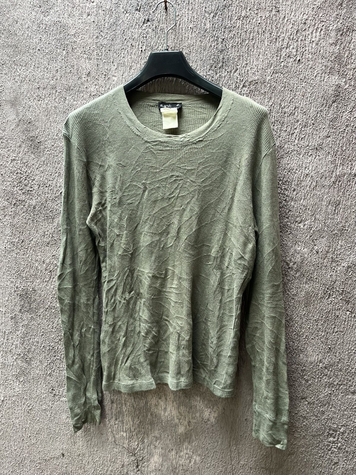 Agnes B waffle knitt