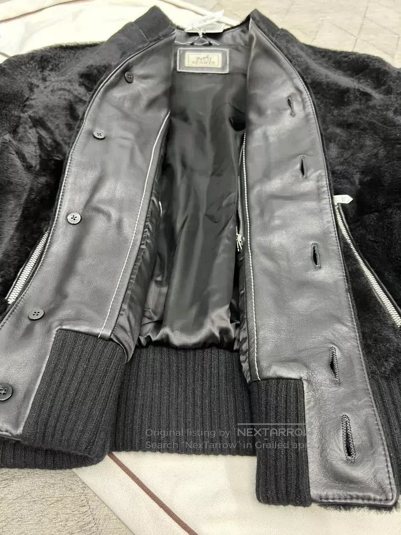 Hermes Hermes Velvet Touch Fur Jacket 50 Size Ultra-Fine Sheepski Size US M / EU 48-50 / 2 - 5 Thumbnail