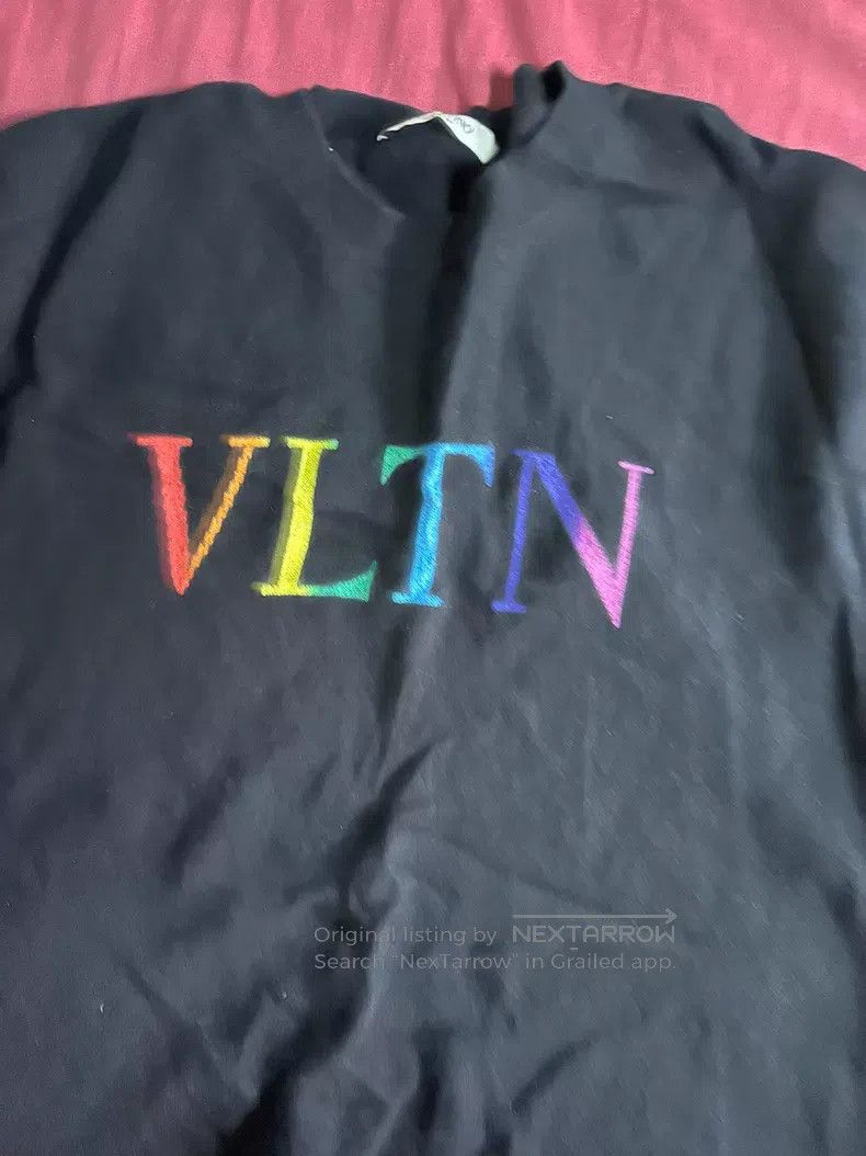 Valentino Valentino Black rainbow letter knitwear Size M / US 6-8 / IT 42-44 - 2 Thumbnail