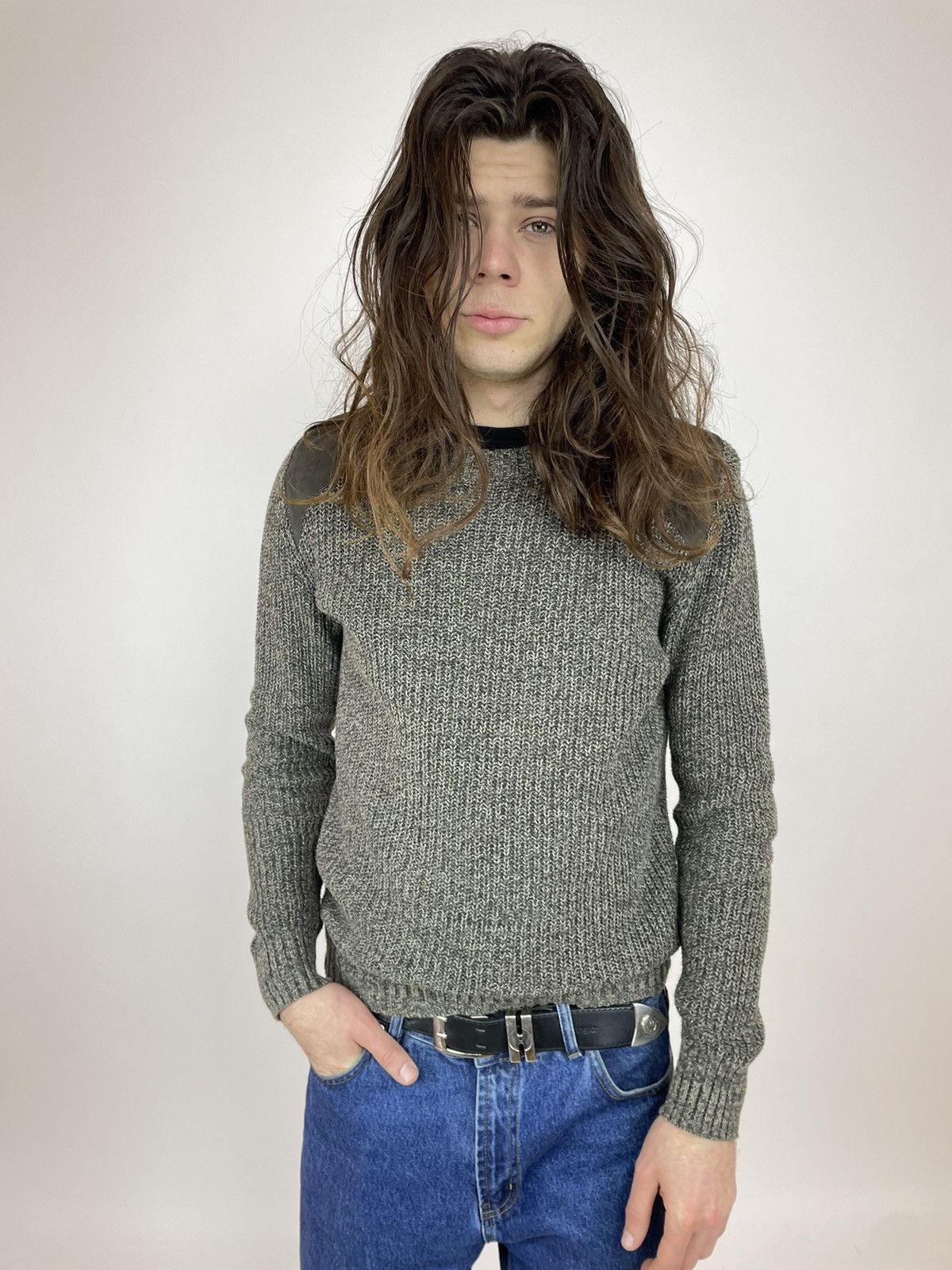 H&M × Japanese Brand × Vintage H&M ribbed sweater Vintage Mens Green Size S Size US S / EU 44-46 / 1 - 3 Thumbnail