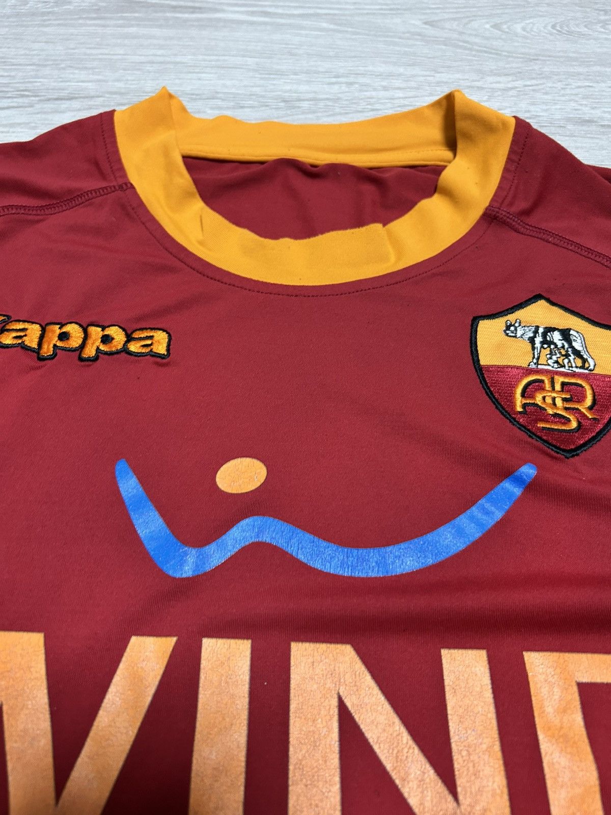 Kappa Vintage Kappa FC ROMA 2008/09 home magila shirt size XL Size US XL / EU 56 / 4 - 14 Thumbnail