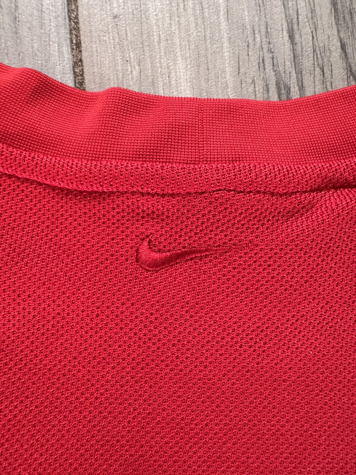 Nike Y2K Nike red long sleeve jersey Size US XXL / EU 58 / 5 - 5 Thumbnail