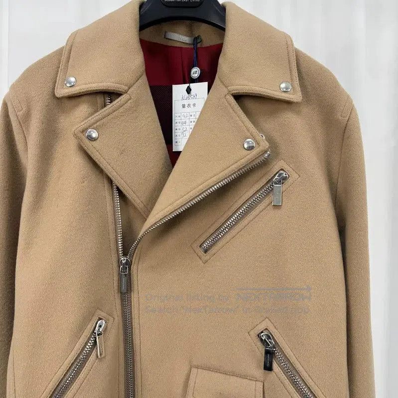 Dior Dior Camel Wool Logo Mid-Length Coat . Size US M / EU 48-50 / 2 - 3 Thumbnail