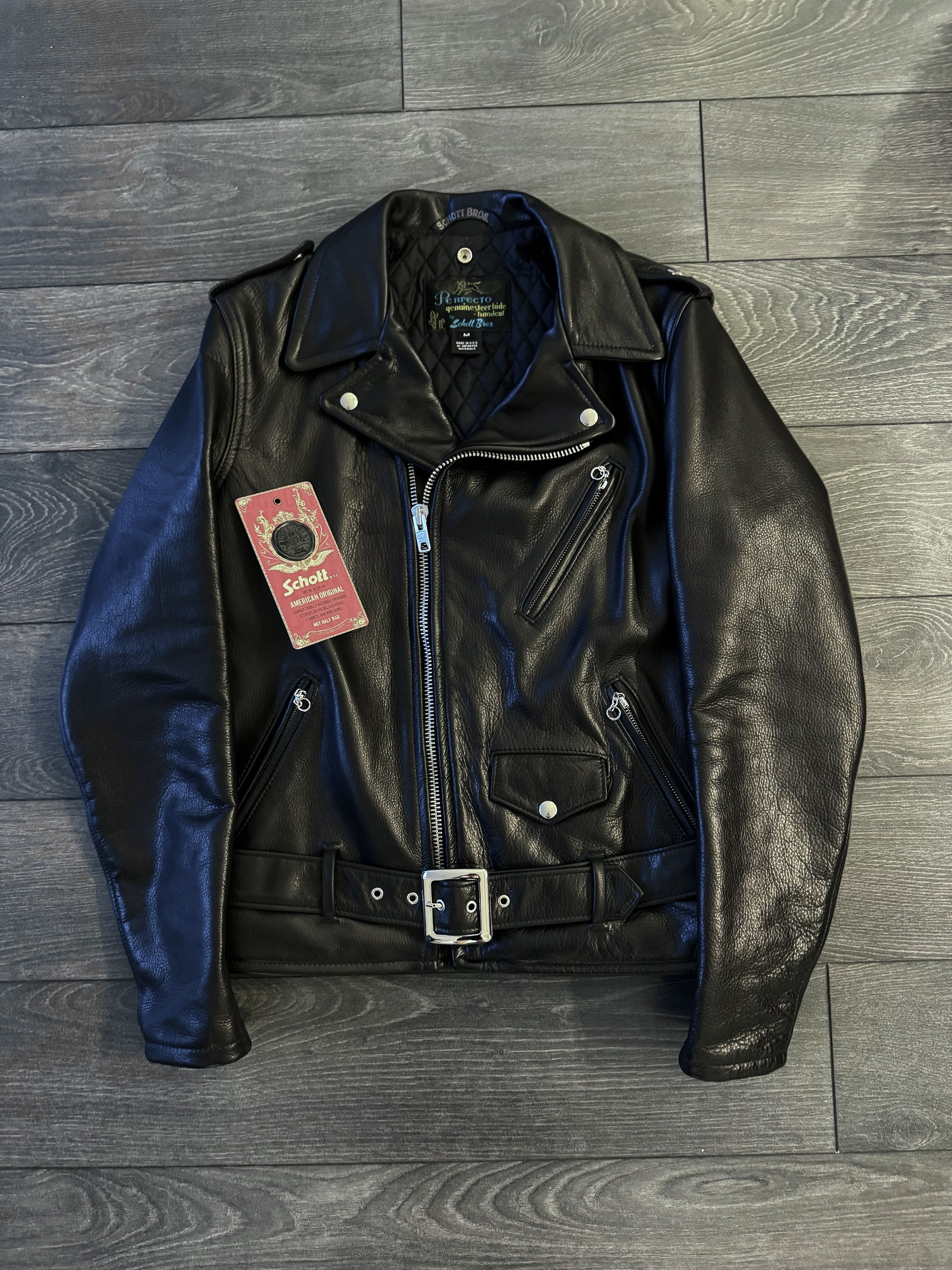 Schott Perfecto 519 Cowhide 50 s Motorcycle Leather Jacket Grailed