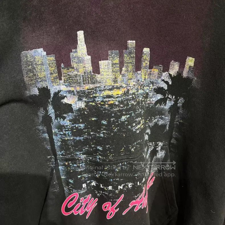 Balenciaga Balenciaga Angels City Los Angeles night scene print tie-d Size US XL / EU 56 / 4 - 3 Thumbnail