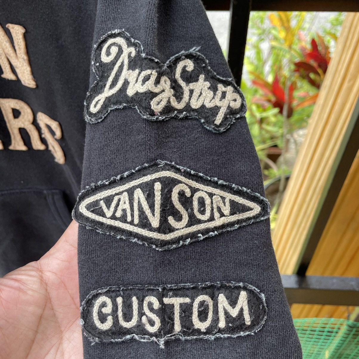 Vanson Leathers 🔥Vintage Vanson Leather Sick Big Spellout Pullover Hoodie Size US S / EU 44-46 / 1 - 11 Thumbnail