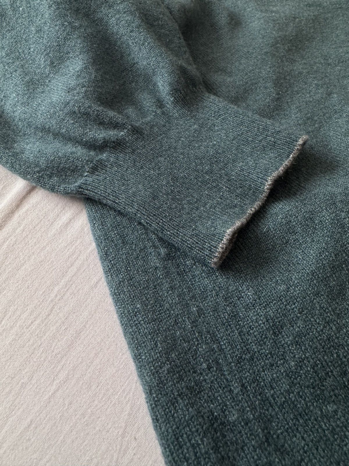 Brunello Cucinelli 🔥🔥 Brunello Cucinelli Green Cashmere Cardigan Size US L / EU 52-54 / 3 - 3 Thumbnail