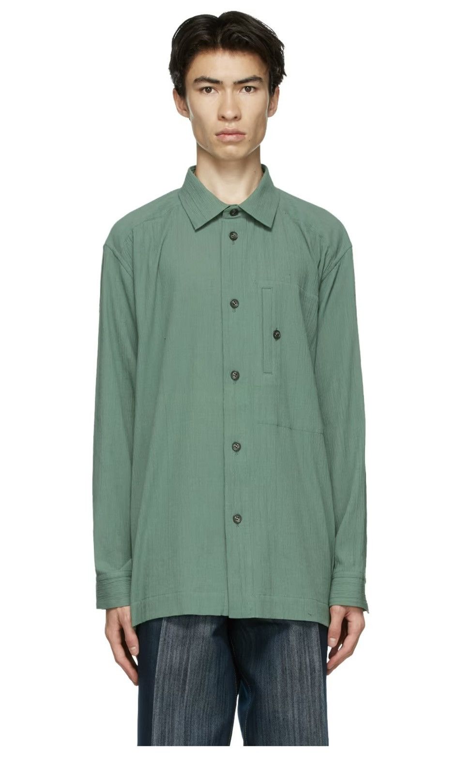 Issey Miyake Cotton Drip Shirt Size US S / EU 44-46 / 1 - 8 Thumbnail