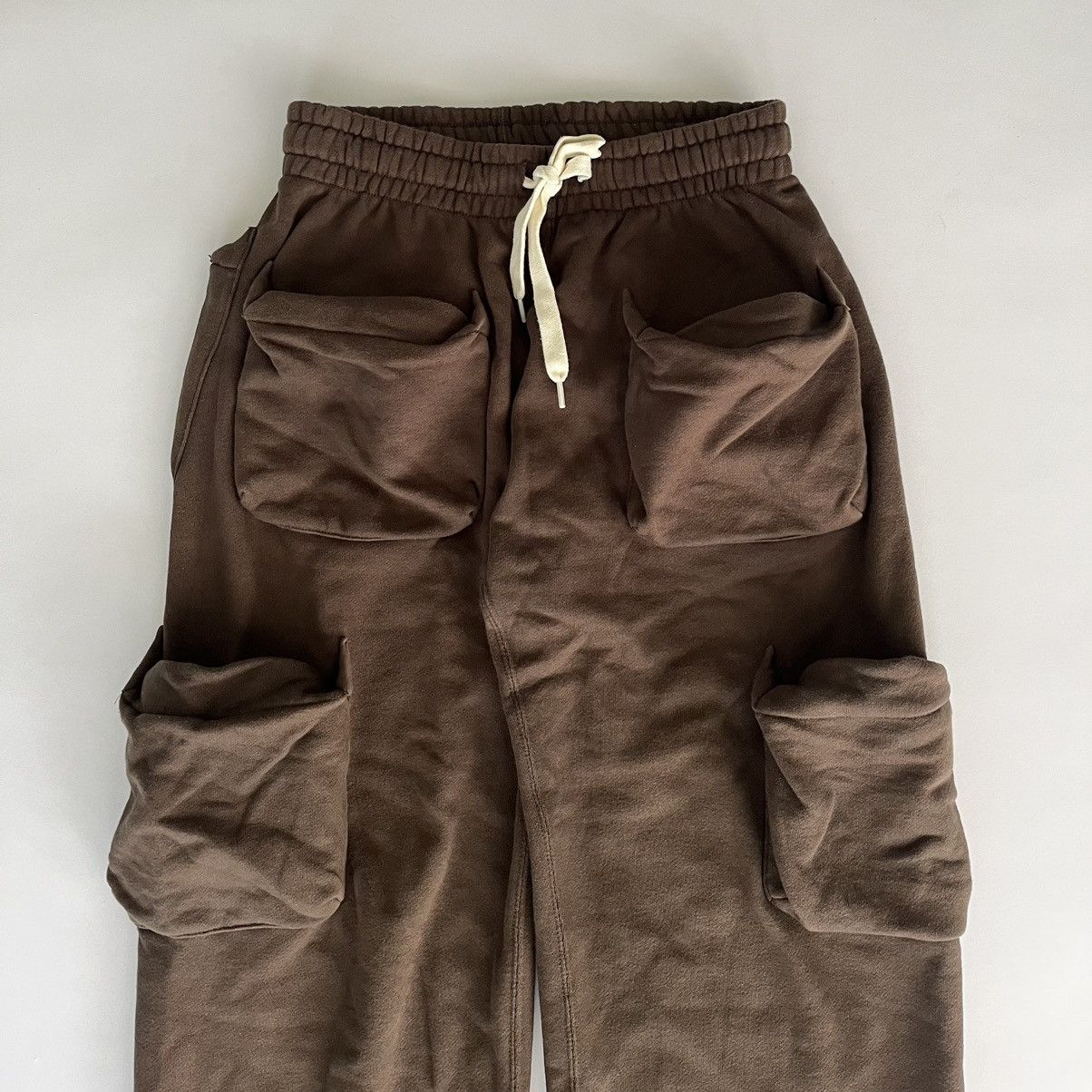 Number (N)ine Number (N)ine SS05 Nightcrawler 3D Cargo Pocket Sweatpants Size US 29 - 4 Thumbnail