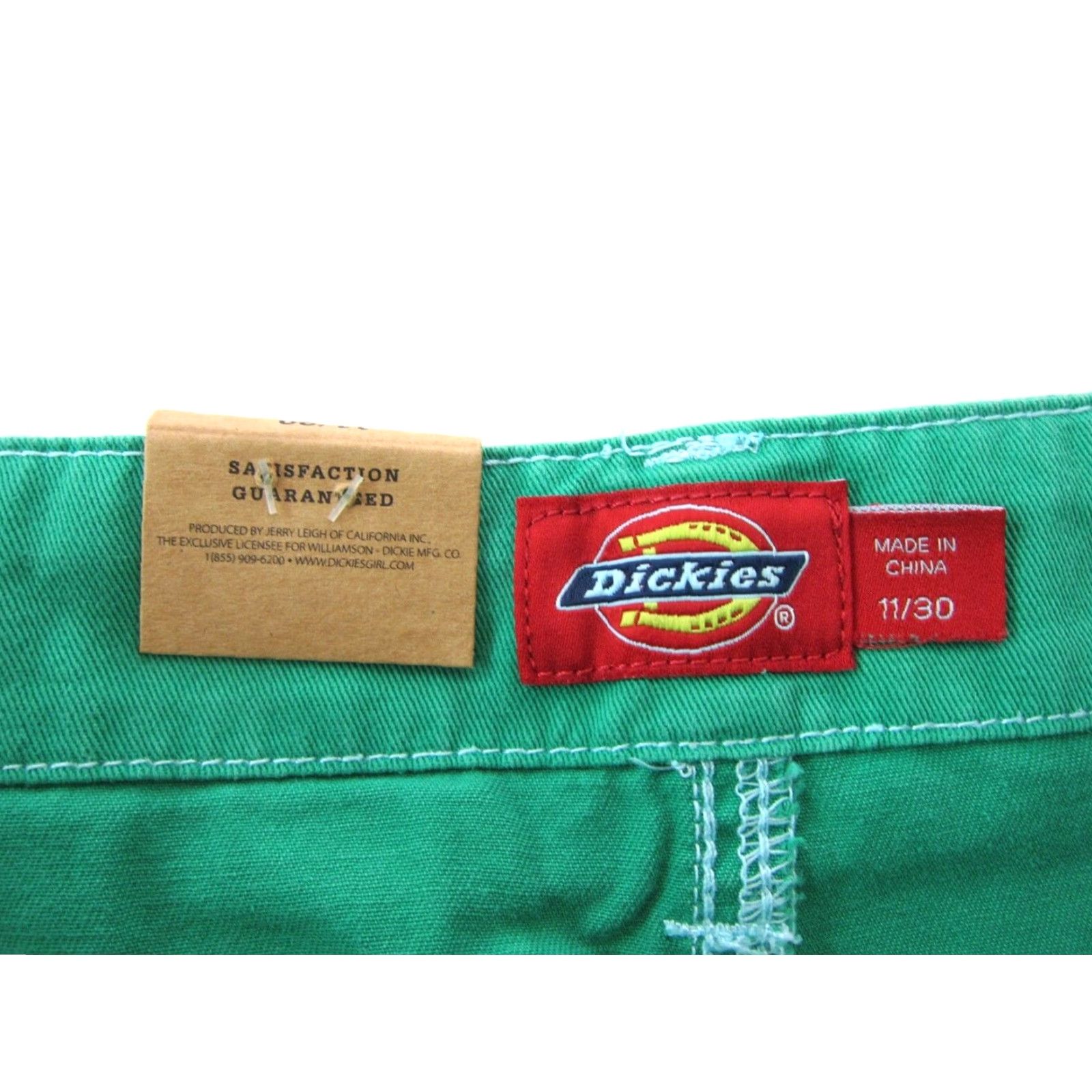 Dickies Dickies Green Cotton High Rise Straight Utility Mini Skirt Junior 11 Womens Short Skirt (NWT) Size 32" / US 10 / IT 46 - 5 Thumbnail