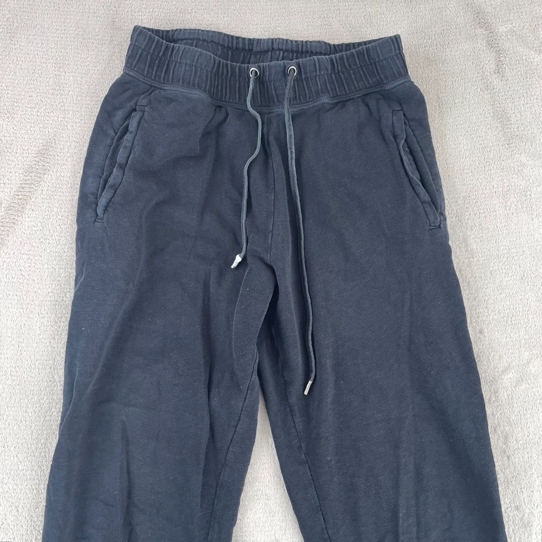 James Perse James Perse Sweatpants Women S Black Solid Pull-On Drawstring 100% Cotton Joggers Sweatpants Women S Black Solid Vintage? No. Size 28" / US 6 / IT 42 - 5 Thumbnail