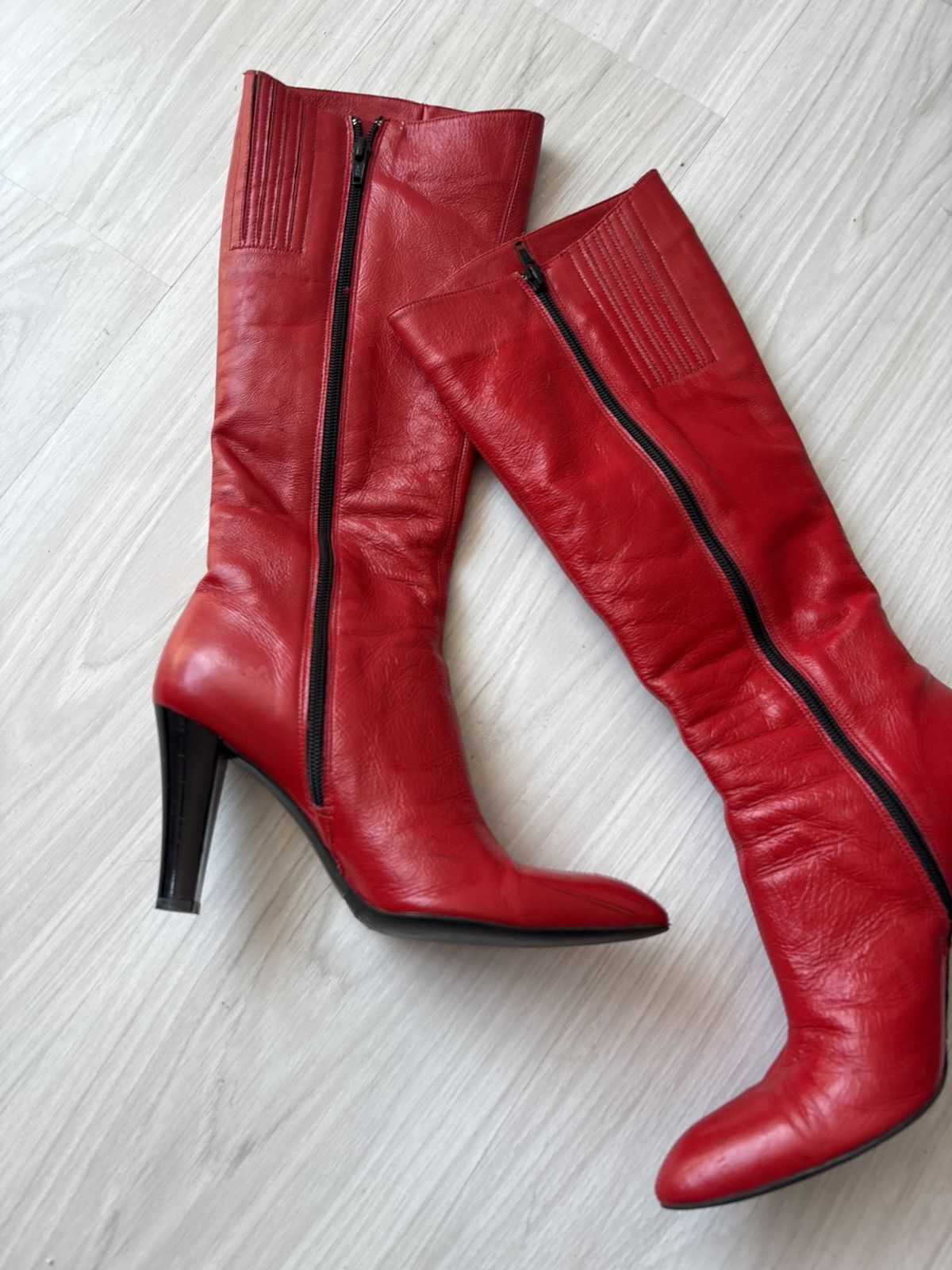 Vintage y2k leather boots Size US 7.5 / IT 37.5 - 15 Thumbnail