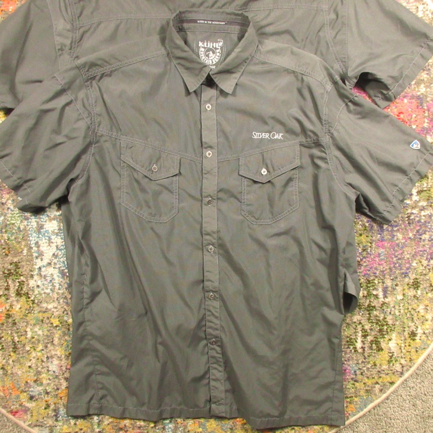 Vintage Kuhl Eluxur Shirts Mens XL Gray Button-Up Hiking Travel Performance Lot of 2 Size US XL / EU 56 / 4 - 3 Thumbnail