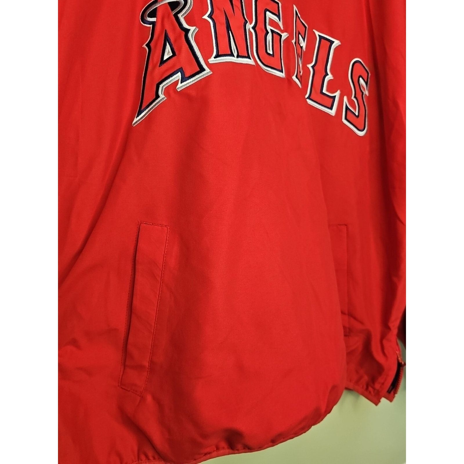 MLB MLB Los Angeles Angels Pullover Jacket Wind Breaker Size L Size US L / EU 52-54 / 3 - 5 Thumbnail