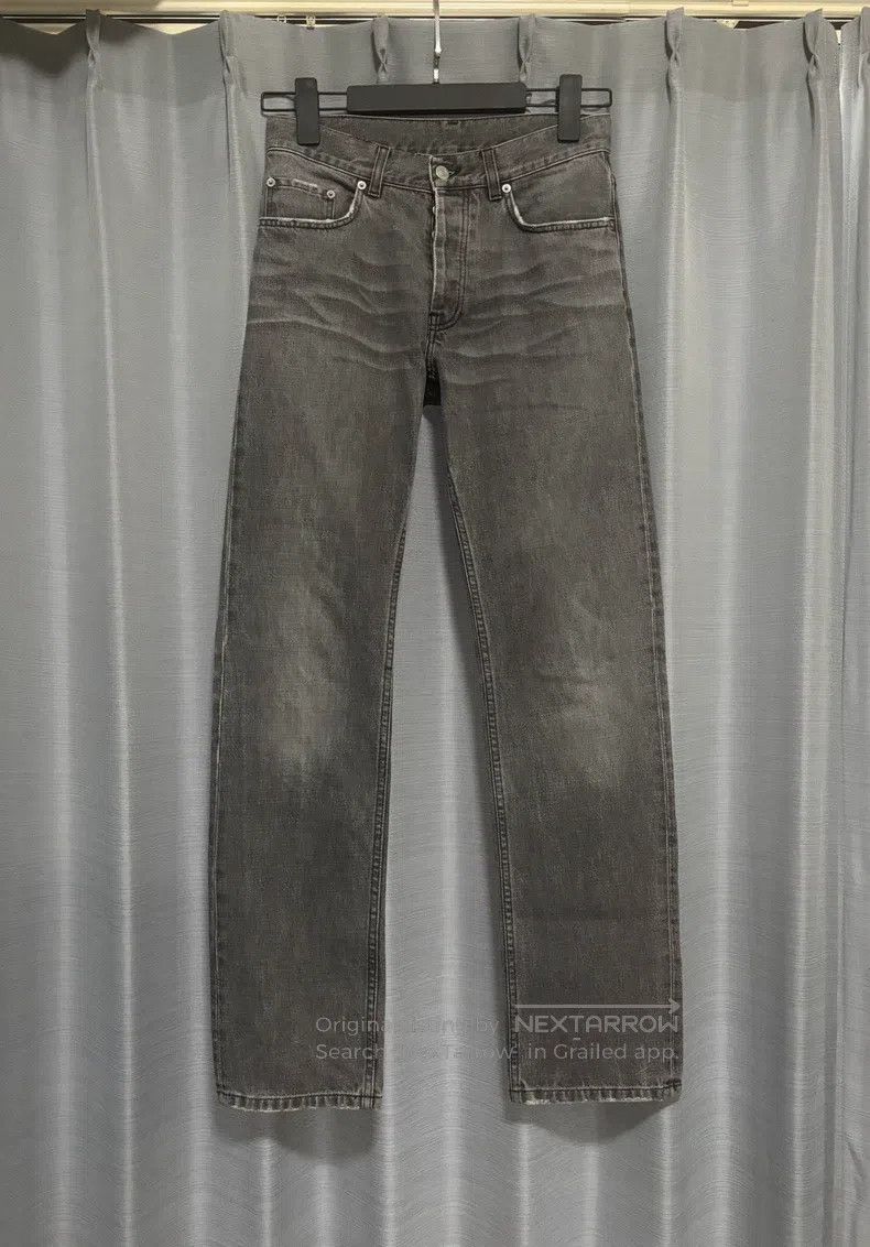 Helmut Lang Helmut Lang Grey Washed Denim Jeans Size US 29 - 1 Thumbnail