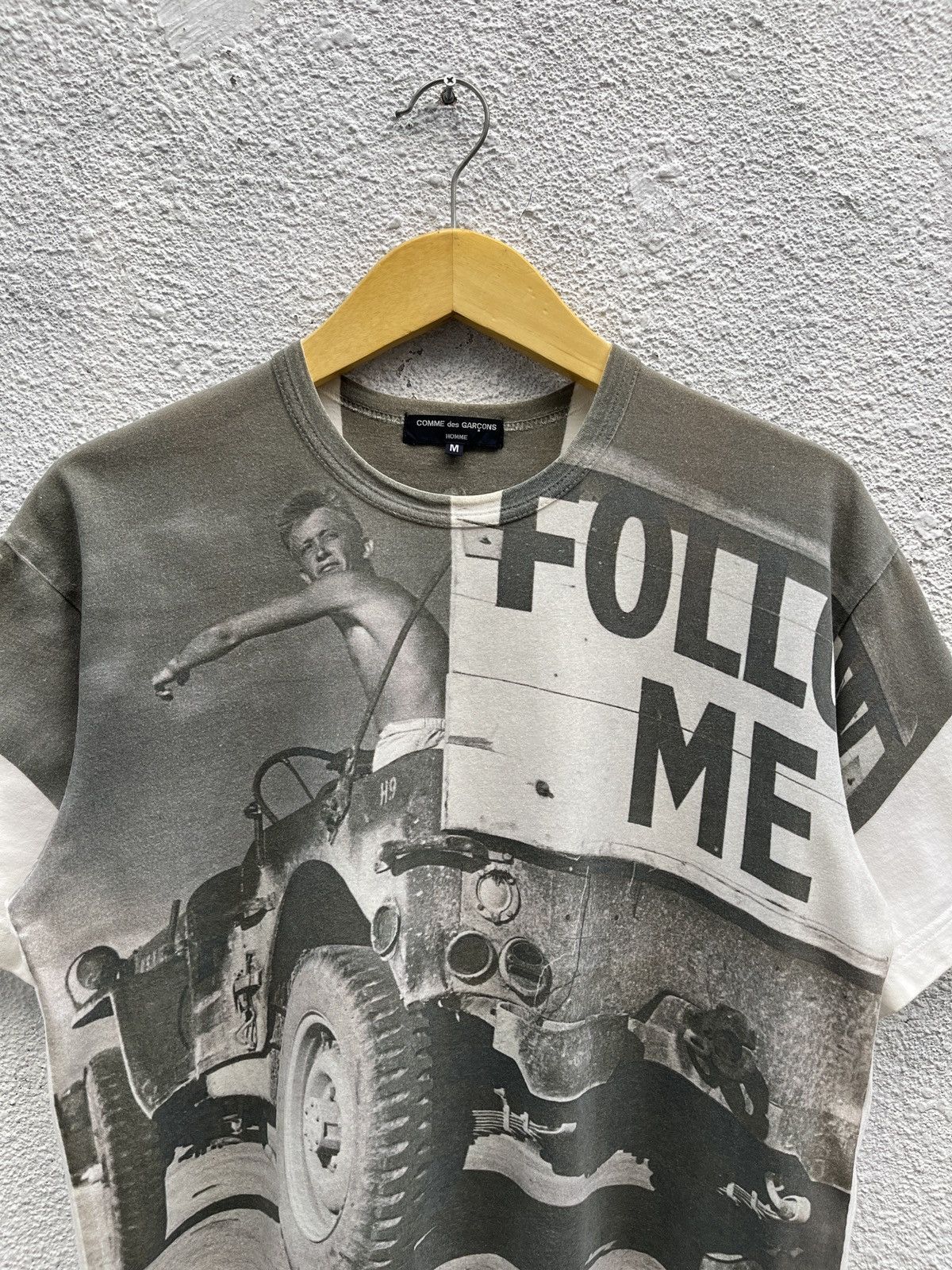 Comme des Garcons Homme AD2015 CDG Homme “Follow Me” Printed Tshirt Size US M / EU 48-50 / 2 - 2 Thumbnail