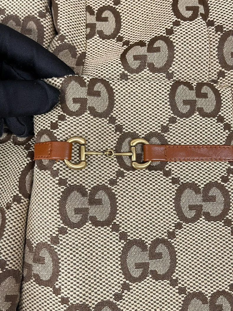 Gucci Gucci Brown, patchwork, full-printed Logo, suit 2502-Nextar Size 46R - 4 Thumbnail