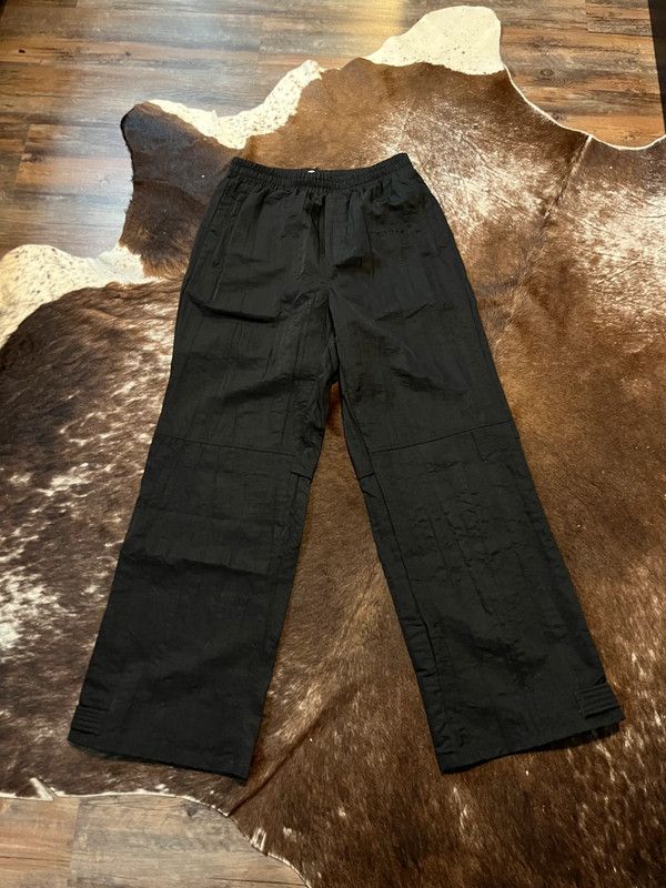 Ojardorf O. Files Wrinkled Nylon Track Pants wide leg flared baggy XL Size US 36 / EU 52 - 6 Thumbnail