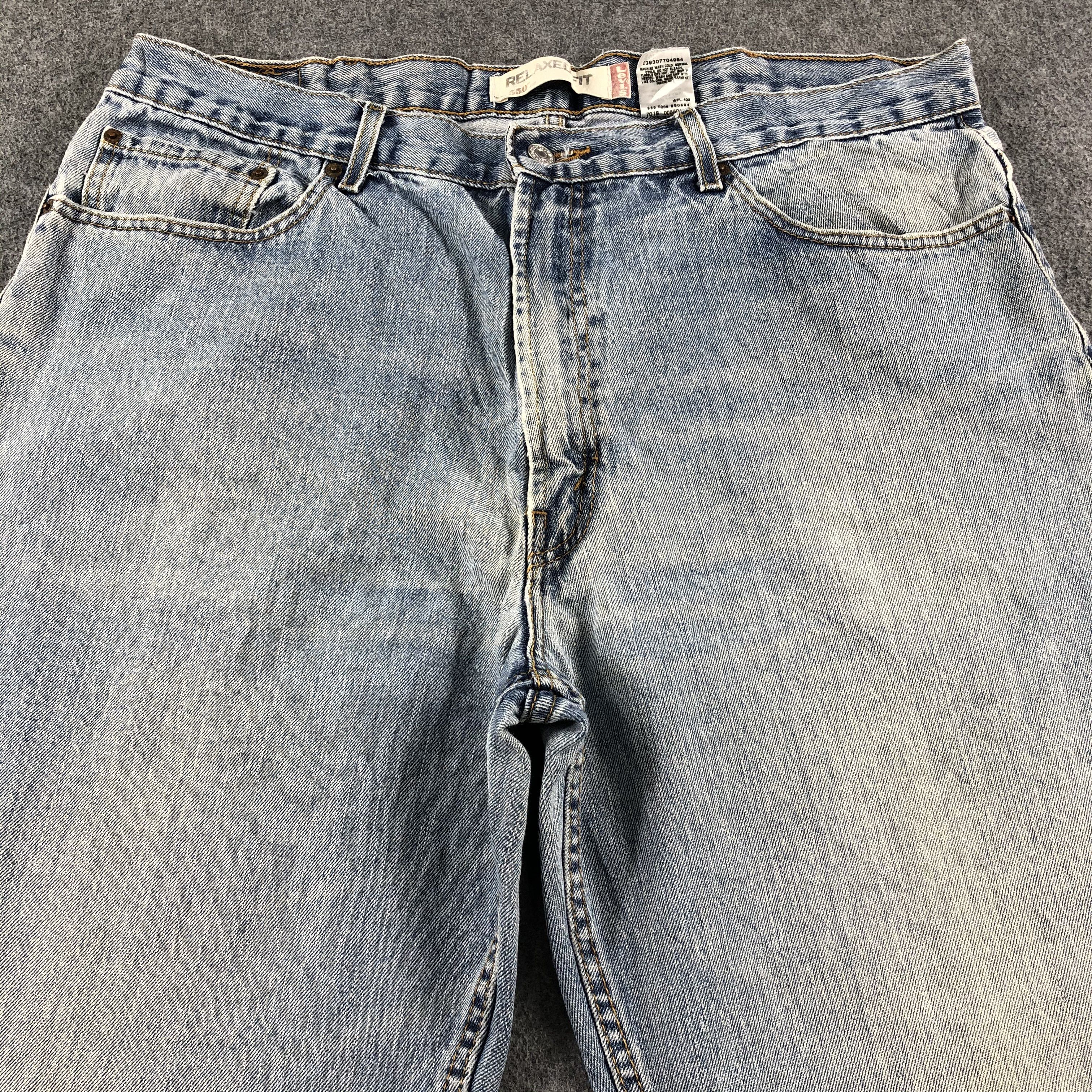 Levi's Vintage Blue Wash Levis 550 Jeans-J2553 Size US 38 / EU 54 - 3 Thumbnail
