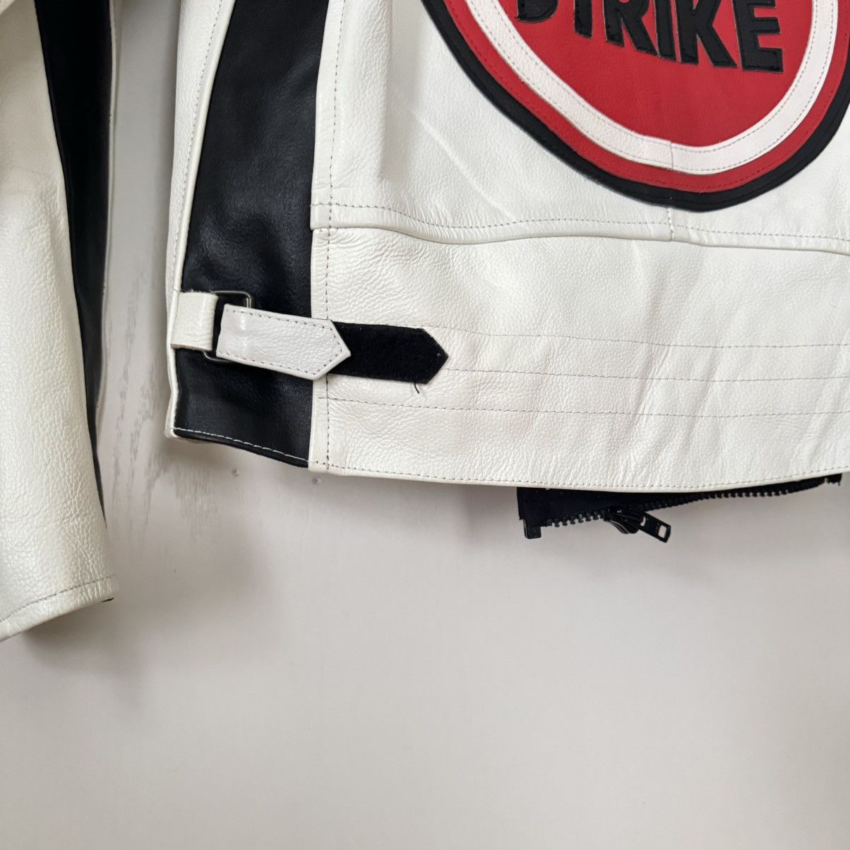 Vintage Lucky Strike Vintage 90s Leather Jacket Rare Streetwear Size US S / EU 44-46 / 1 - 12 Thumbnail