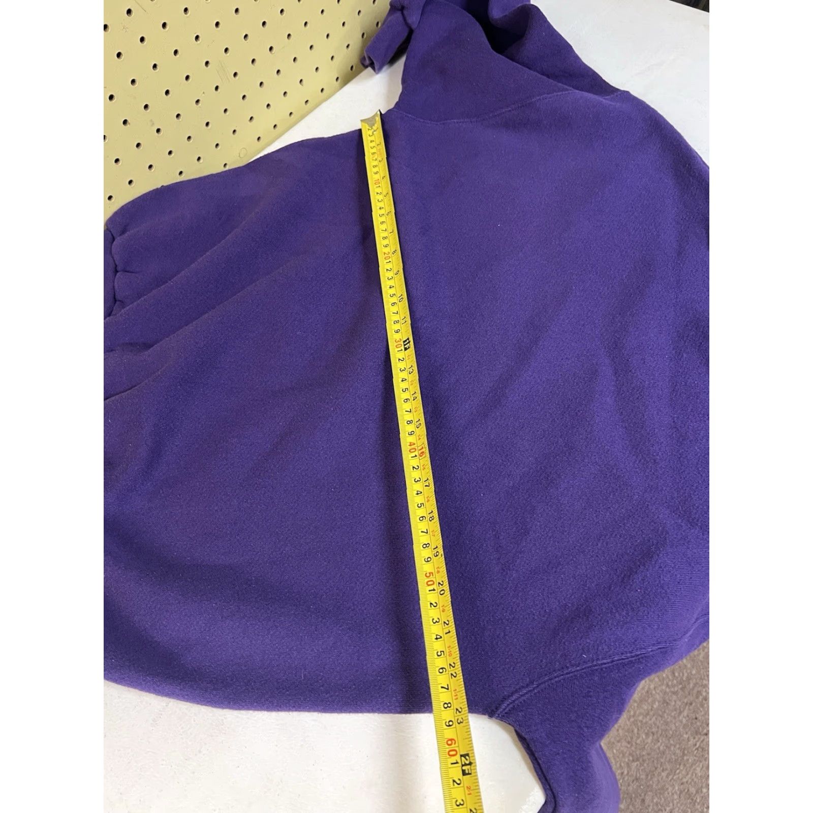 Levi's VINTAGE Levi's Sweatshirt Crew Neck Pullover Long Sleeve Purple Cotton Blend Embroidered 90s Mens Large USA Made Size US L / EU 52-54 / 3 - 5 Thumbnail