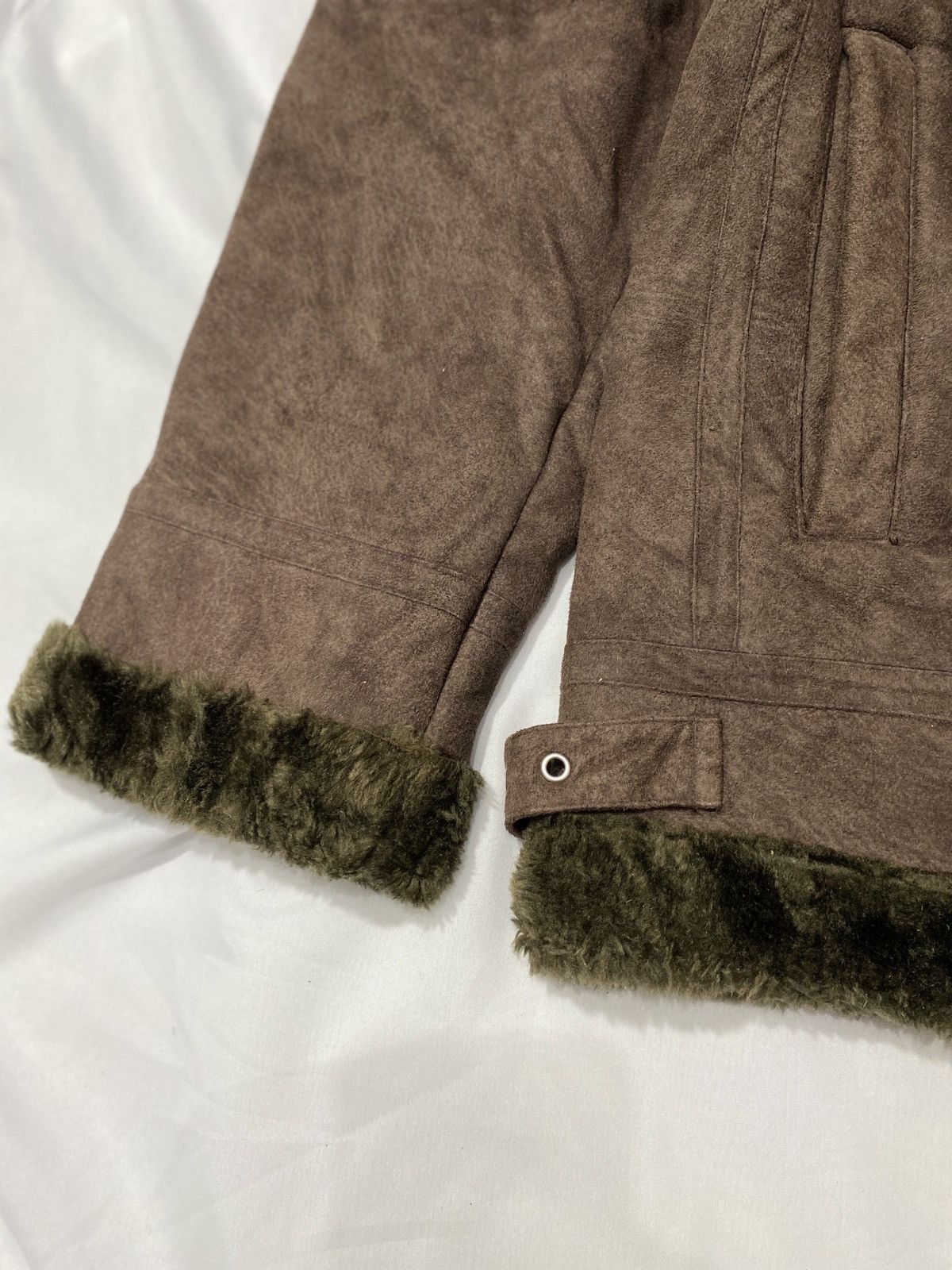 Tornado Mart Japanese Brand PBI Suede Leather Vkei Jacket Size US L / EU 52-54 / 3 - 4 Thumbnail