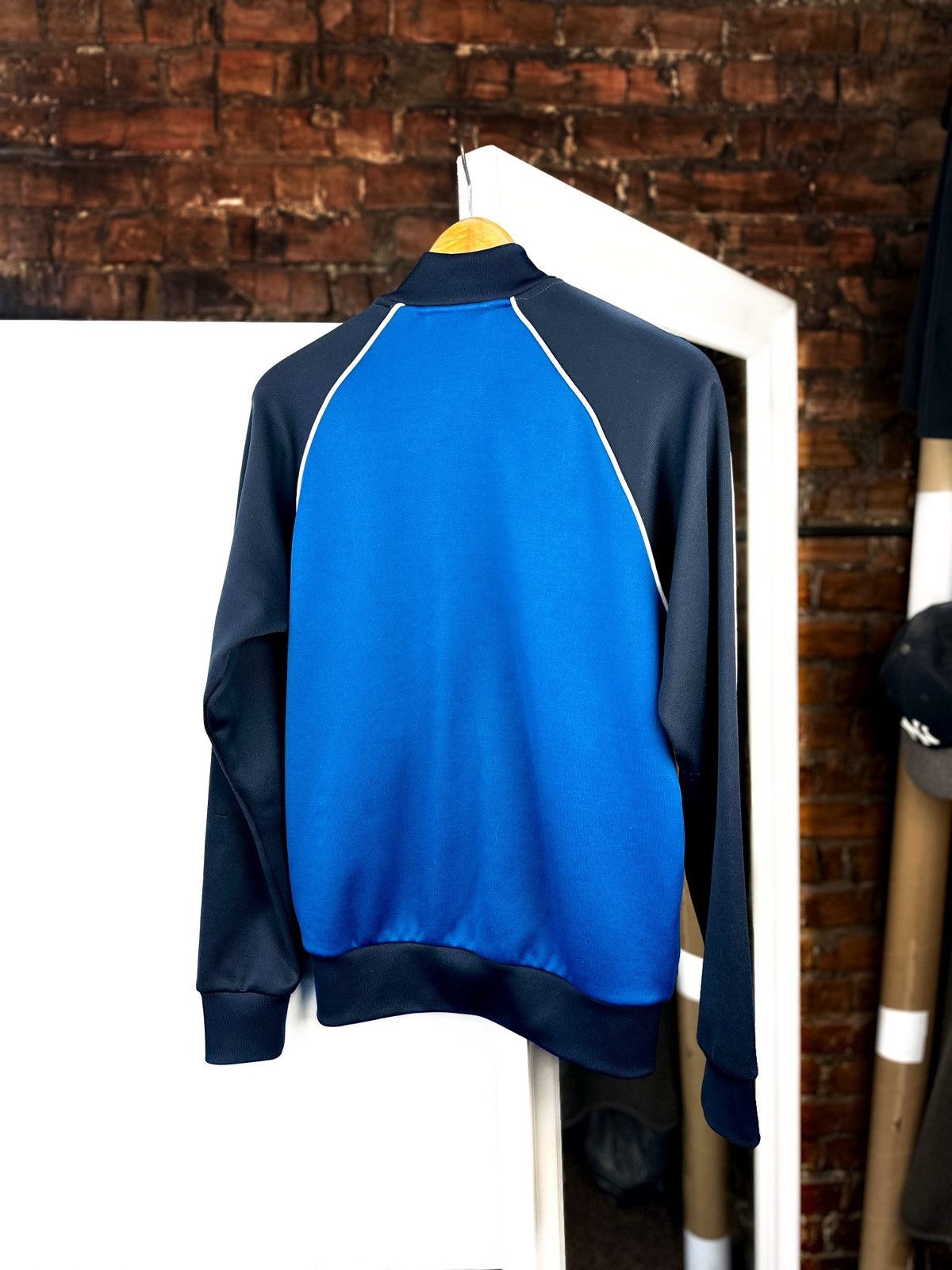 Adidas Mens Adidas Full Zip Light Bomber Jacket Blue Size US S / EU 44-46 / 1 - 2 Thumbnail