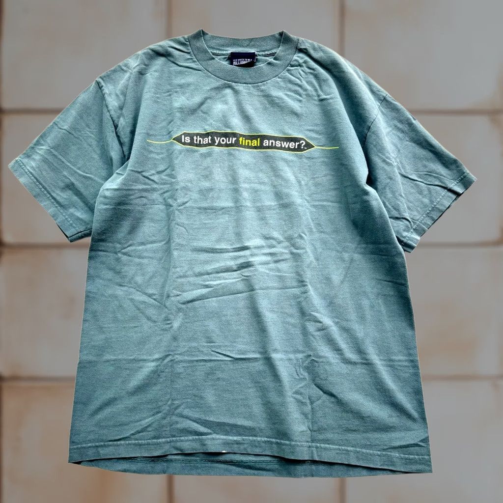 Vintage VINTAGE Who Wants To Be A Millionaire T-Shirt XL Blue Mens Short Sleeve 00s Size US XL / EU 56 / 4 - 1 Thumbnail