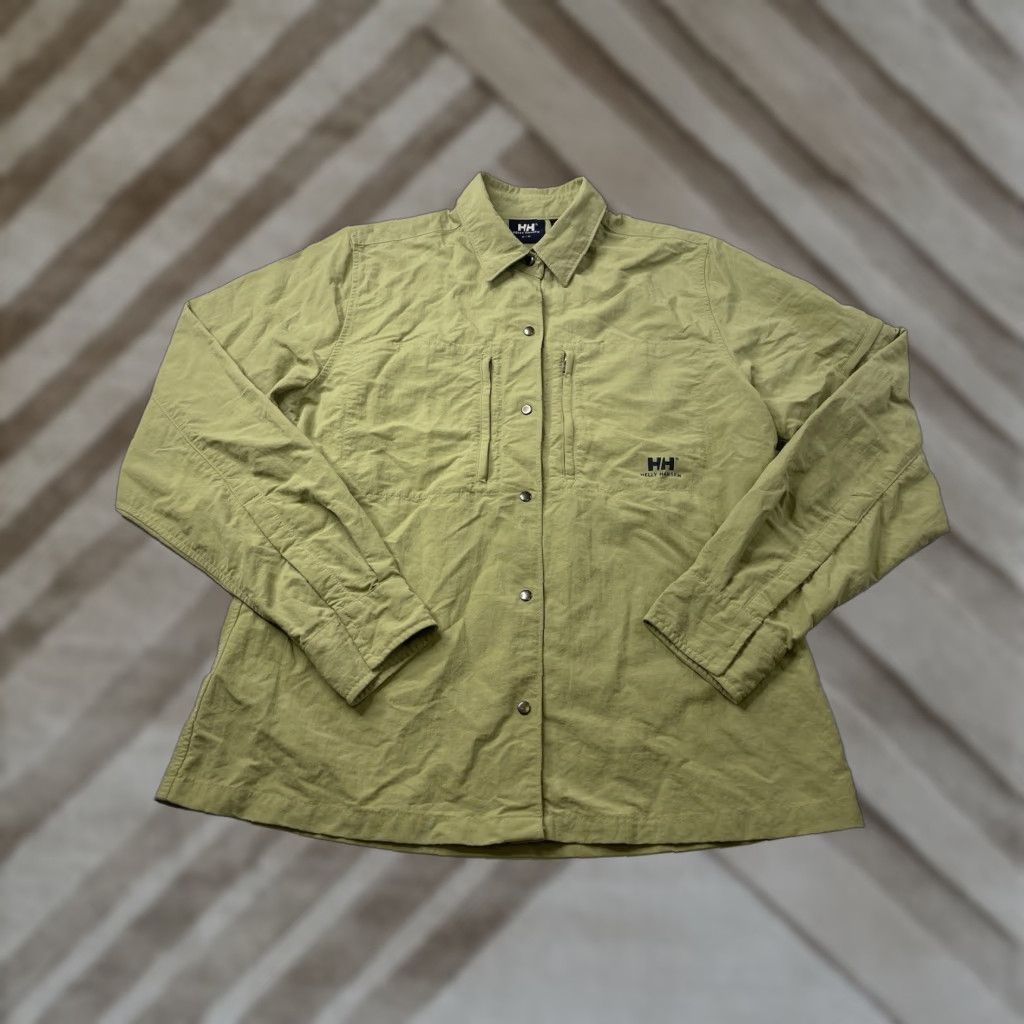 Helly Hansen Helly Hansen Nylon Green Long Sleeve Collared Shirt Women Medium Size M / US 6-8 / IT 42-44 - 1 Thumbnail