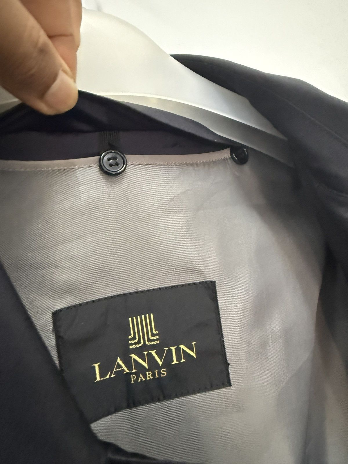 Lanvin 🔥 LANVIN BLACK LONG COAT LUXURY USED Size US M / EU 48-50 / 2 - 10 Thumbnail