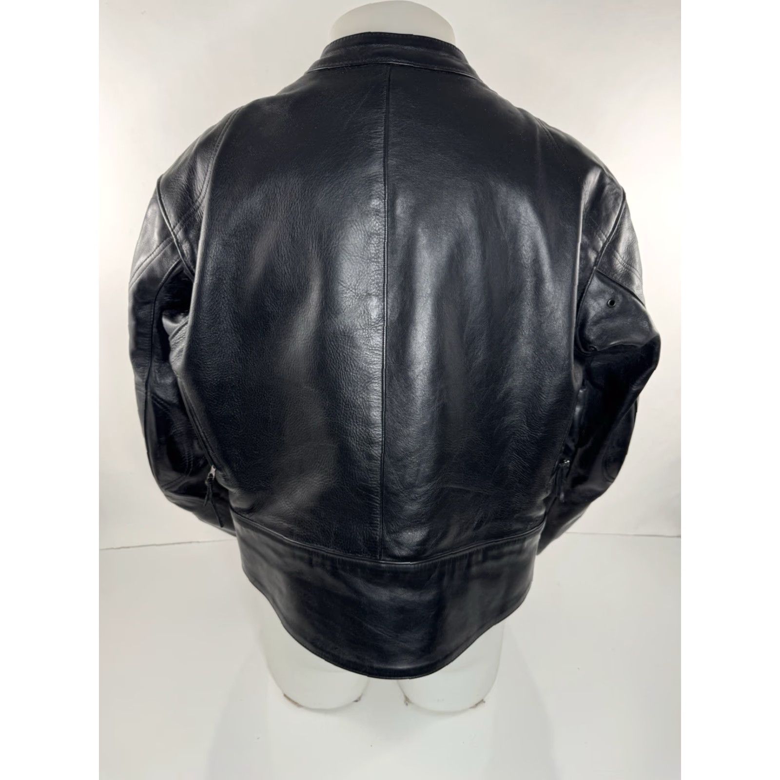 Vintage Vanson Heavy Duty LEATHER Mens 46 Motorcycle Moto Biker Texas Jacket EXCELLENT Jacket Mens 46 Black Leather Bike Riding 90s/Motorcycle Size US S / EU 44-46 / 1 - 5 Thumbnail