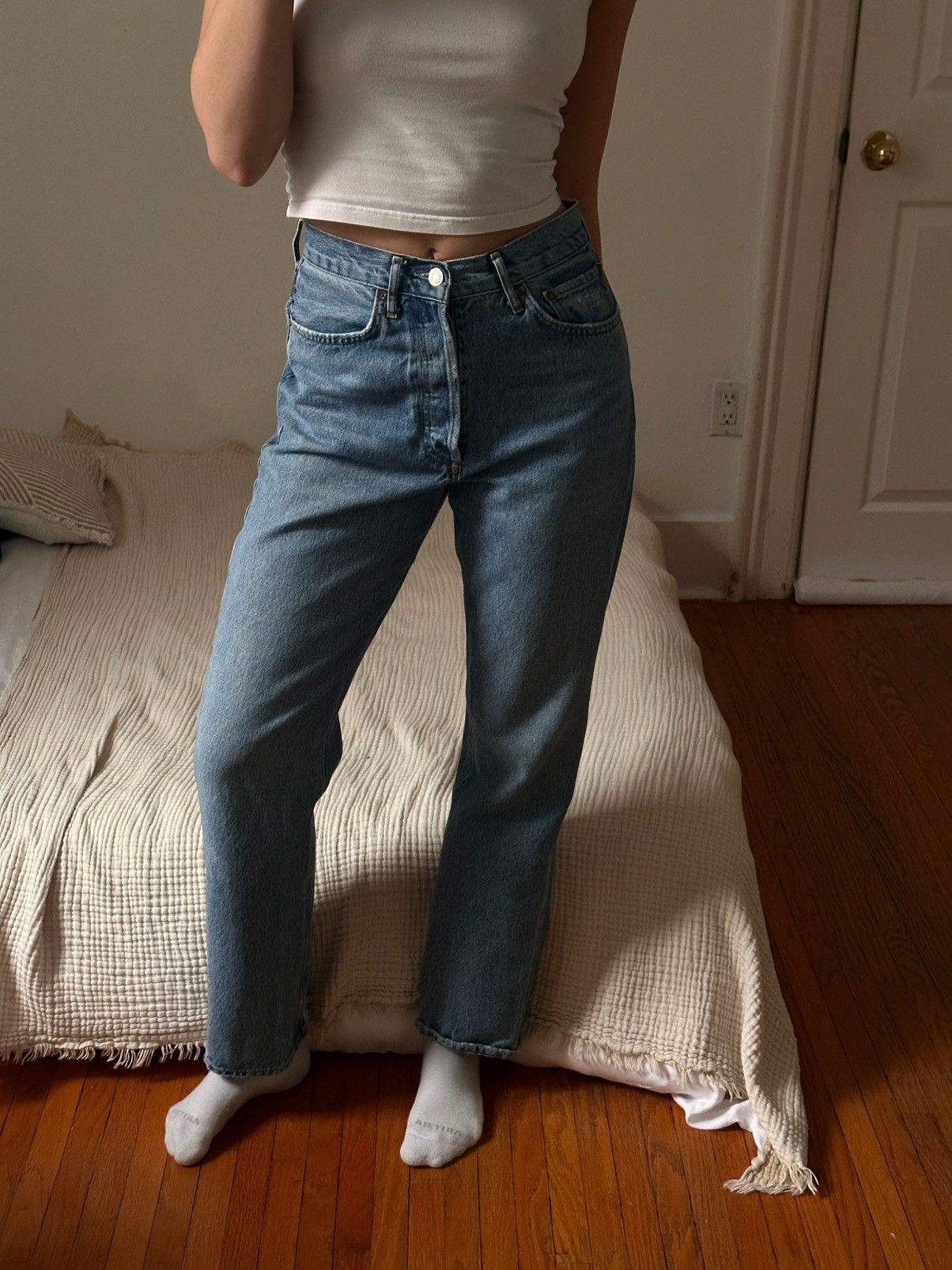 Agolde Agolde 90’s pinch waist Jean Size 25" / US 0 / IT 36 - 2 Thumbnail