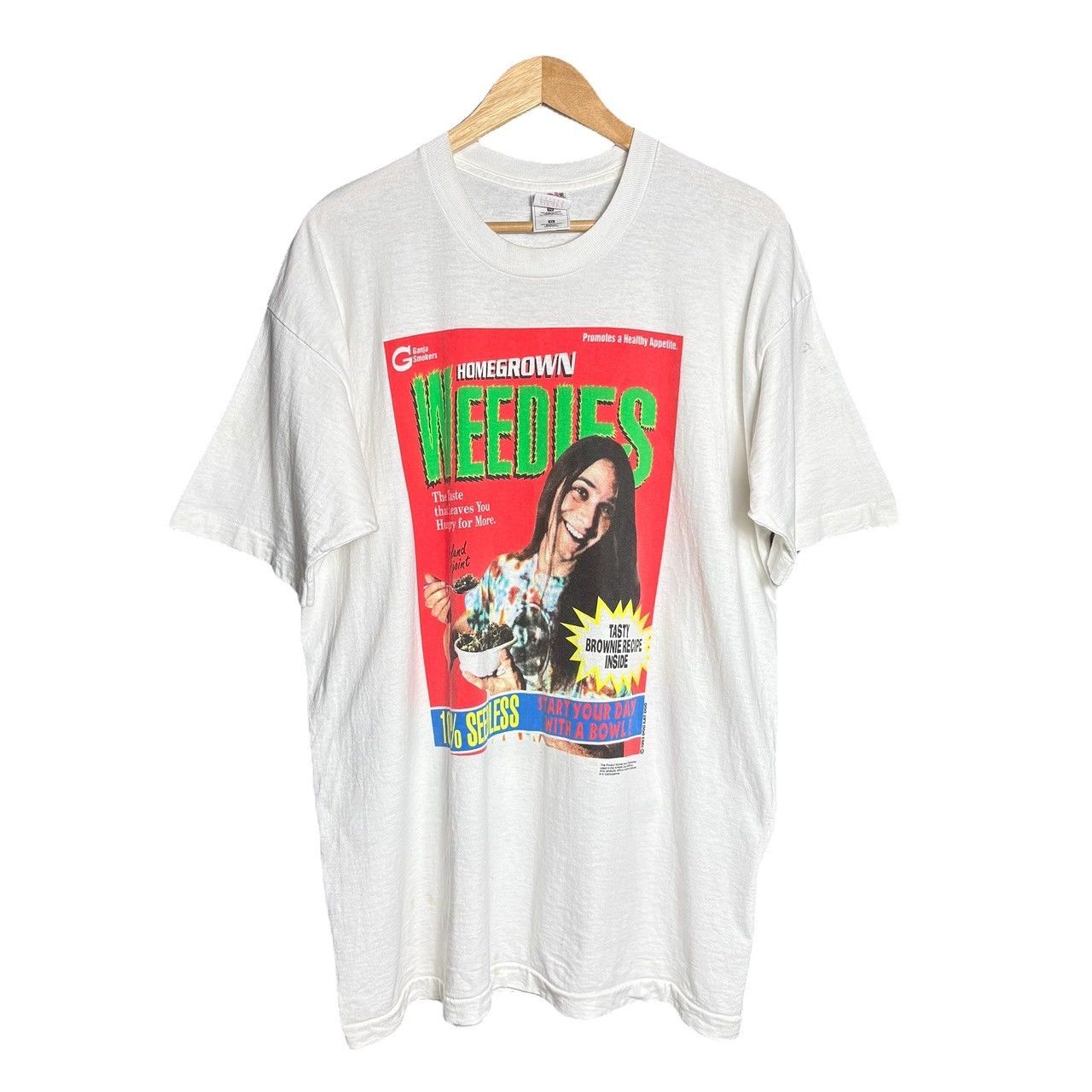 Band Tees Vintage 90s Dog Eat Dog Weedies Graphic T-Shirt Size US XL / EU 56 / 4 - 1 Thumbnail
